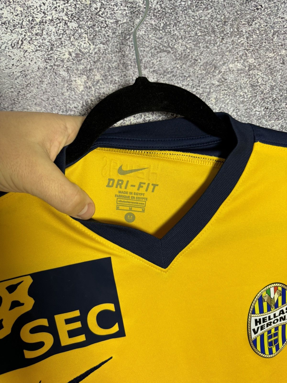 Nike × Vintage Vintage Hellas Verona 2016/17 Away Nike Soccer Jersey Size US M / EU 48-50 / 2 - 12 Thumbnail
