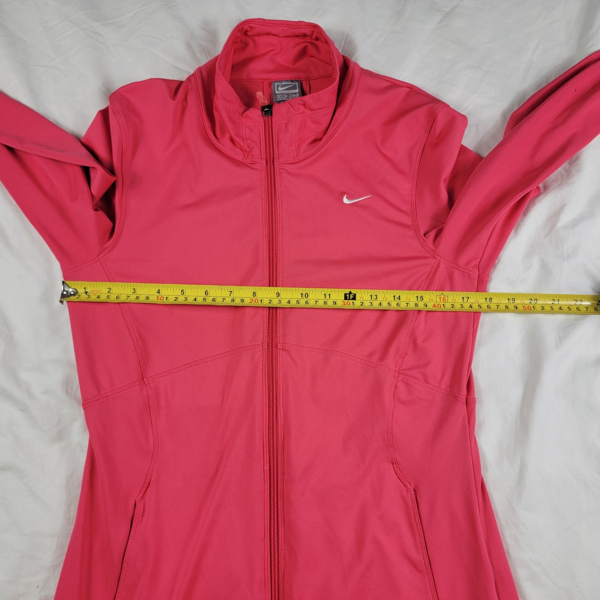 Nike Nike Womens Medium Pink Jacket Full Zip Athletic Outdoors Li Size M / US 6-8 / IT 42-44 - 7 Thumbnail