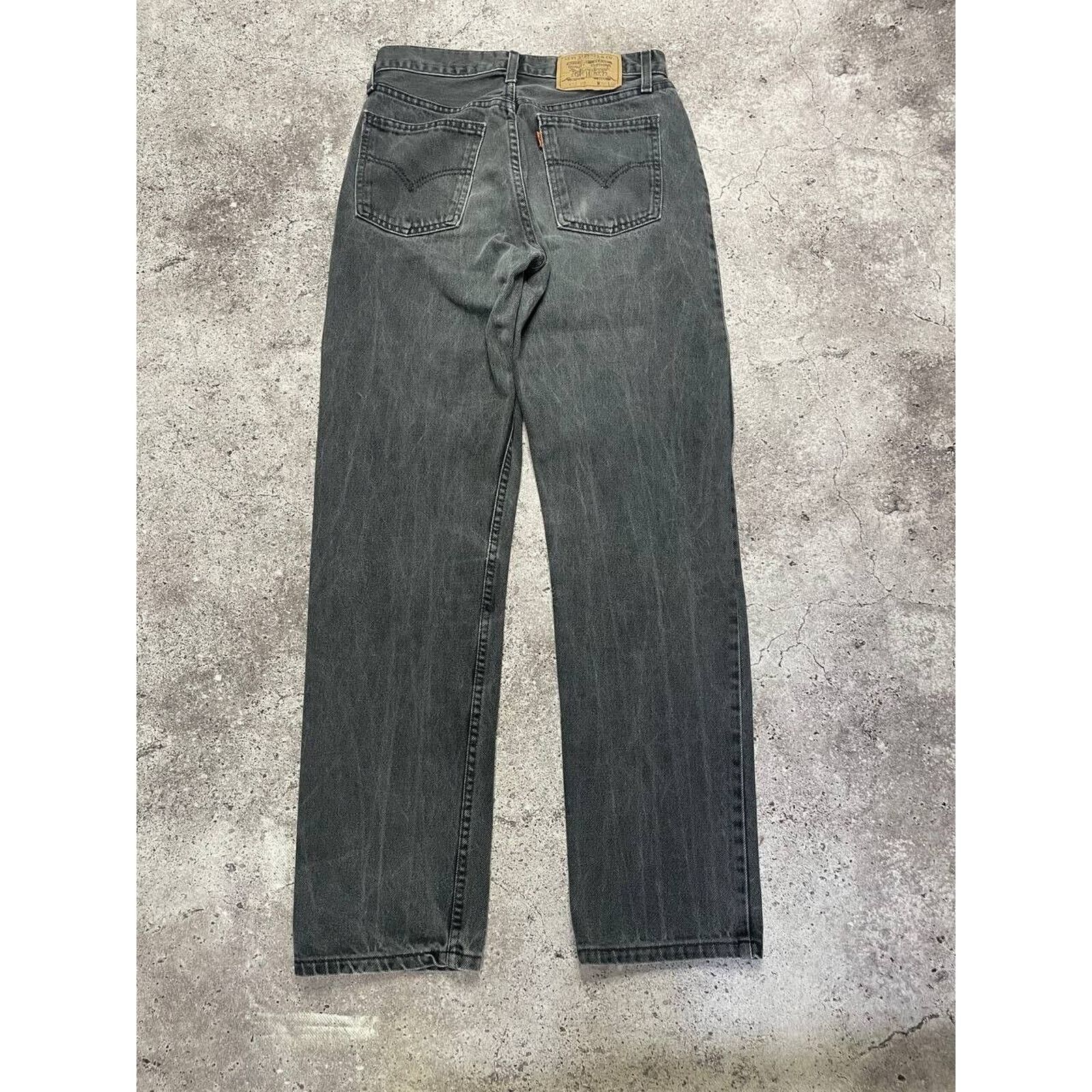 Levi's × Vintage Vintage Levi’s 30x32 Faded Black Denim Jeans Size US 31 - 3 Thumbnail