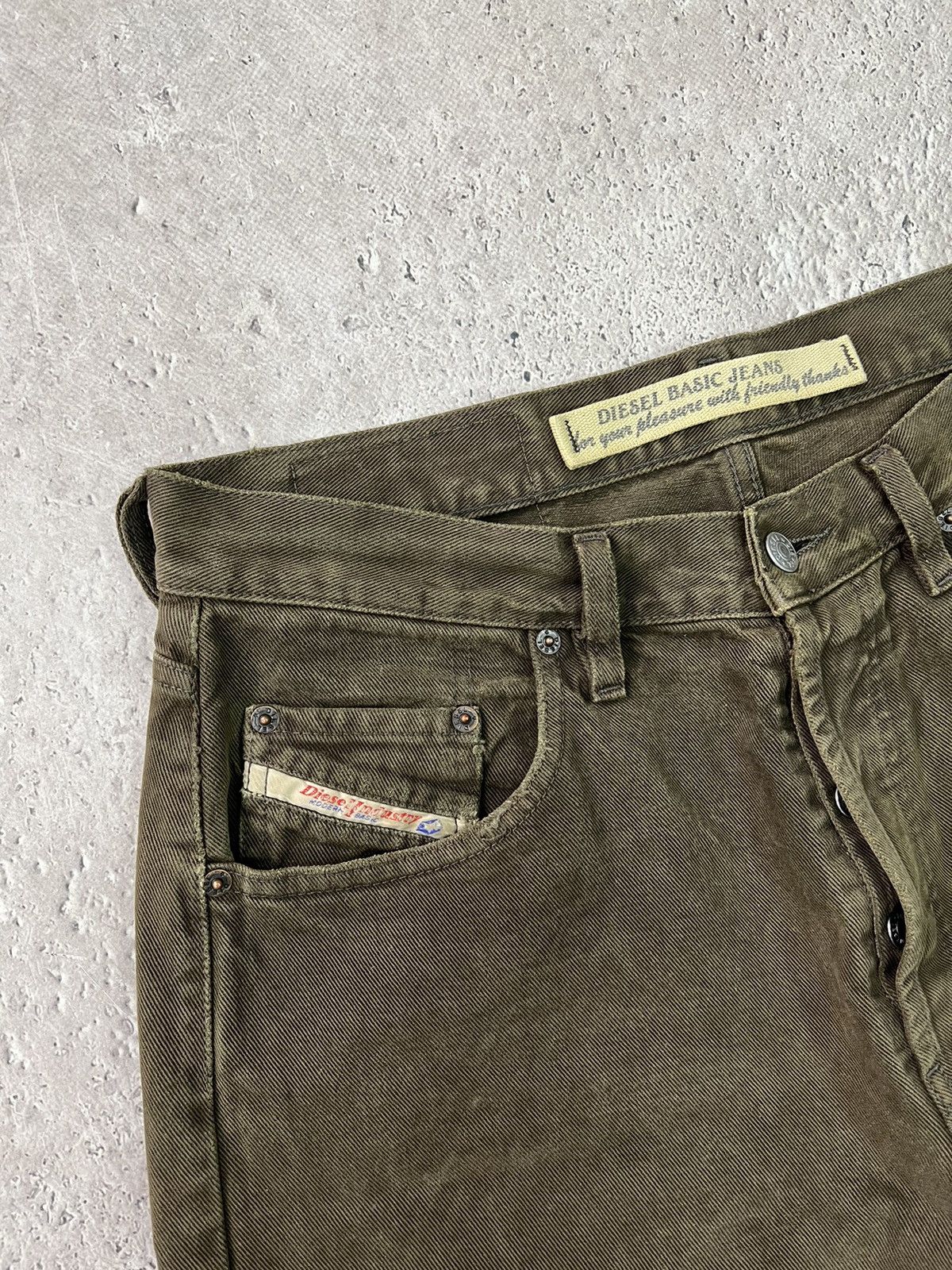Diesel × Vintage Diesel Distressed Pants Vintage Dirty Faded Y2K Size US 34 / EU 50 - 4 Thumbnail
