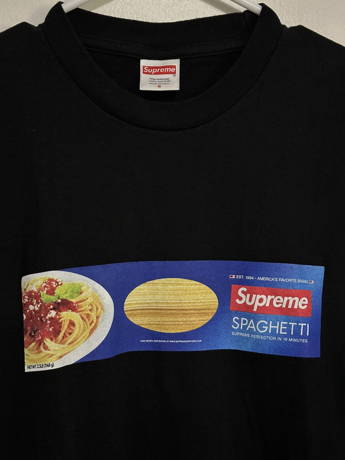 Supreme Supreme Spaghetti Tee Size US S / EU 44-46 / 1 - 2 Thumbnail