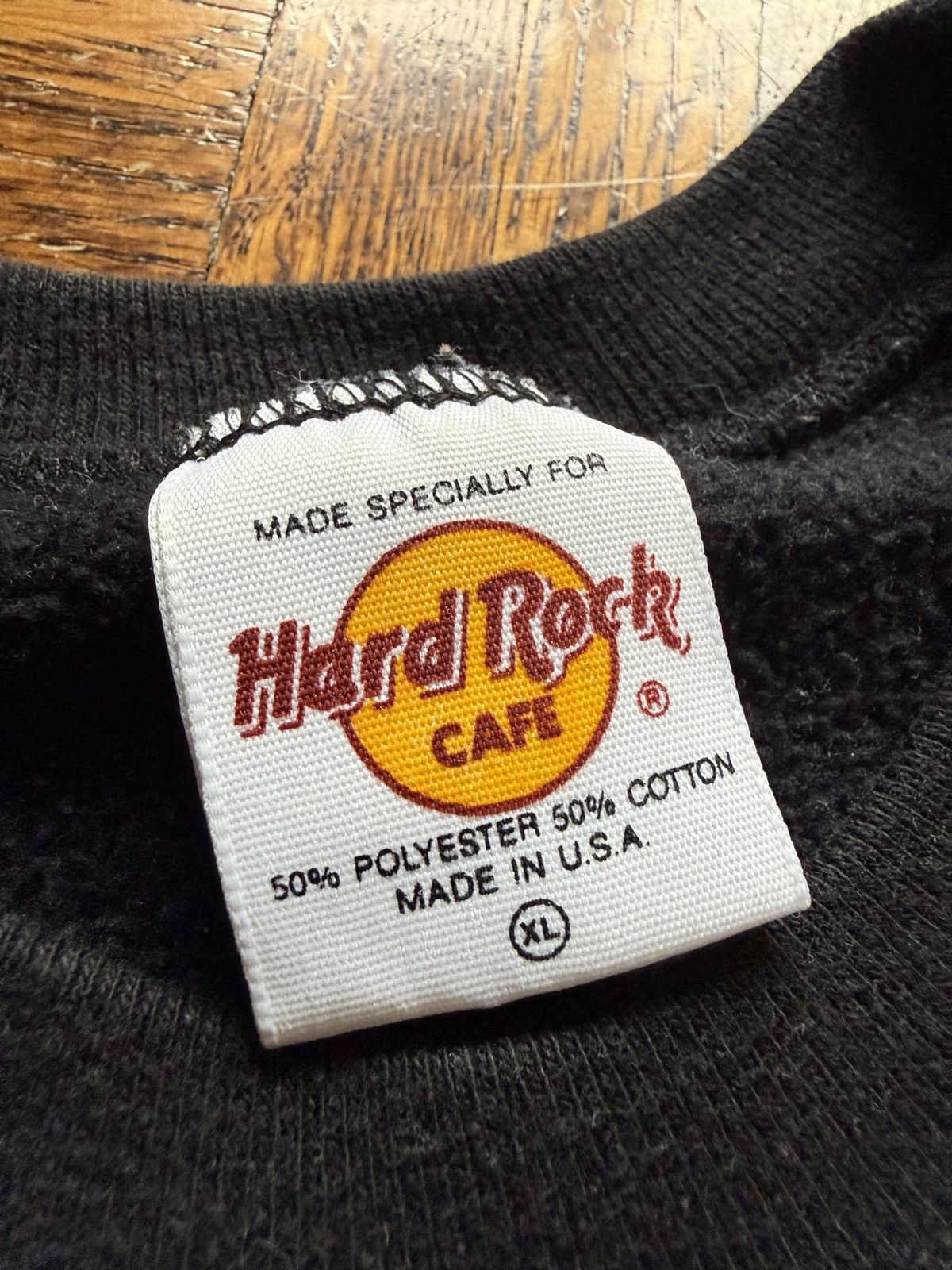Hard Rock Cafe Vintage Hard Rock Cafe New Orleans Raglan Sweatshirt Size US XL / EU 56 / 4 - 4 Thumbnail