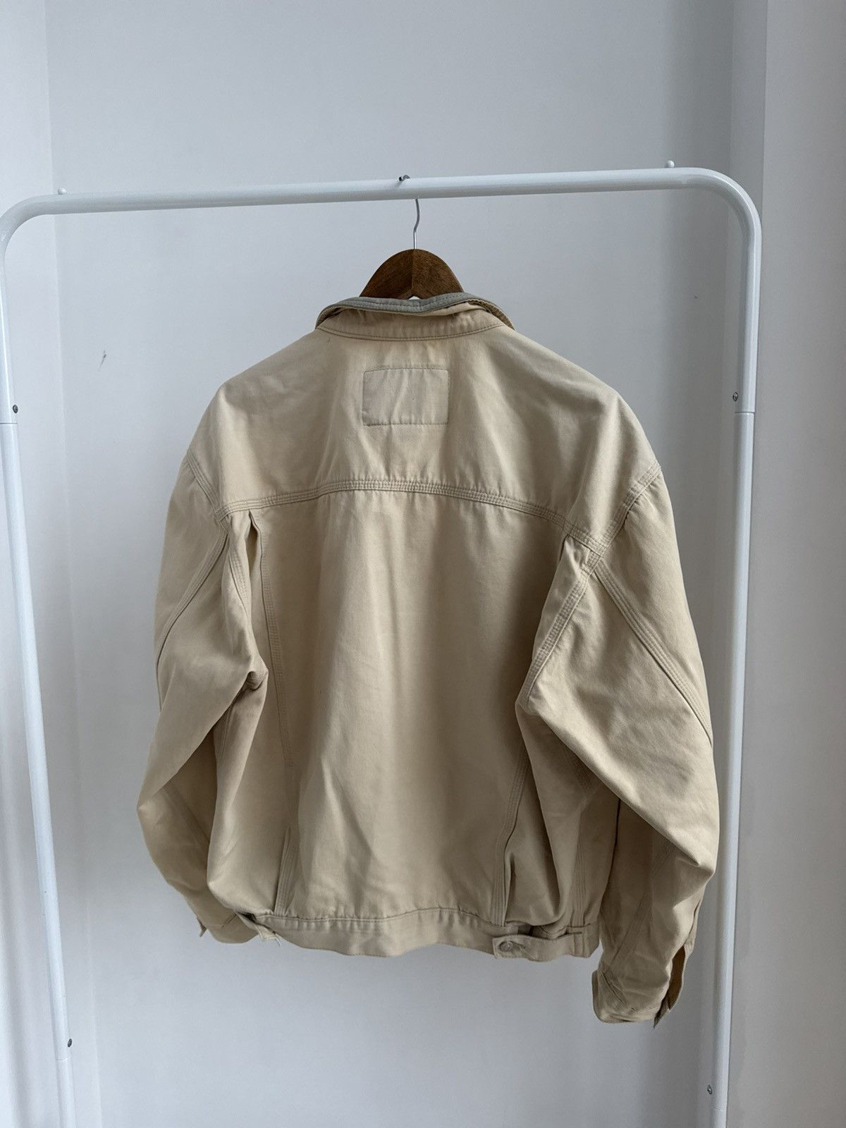 Diesel Vintage Diesel 90s Workwear Beige Utility Canvas Button-Up Size US L / EU 52-54 / 3 - 21 Thumbnail