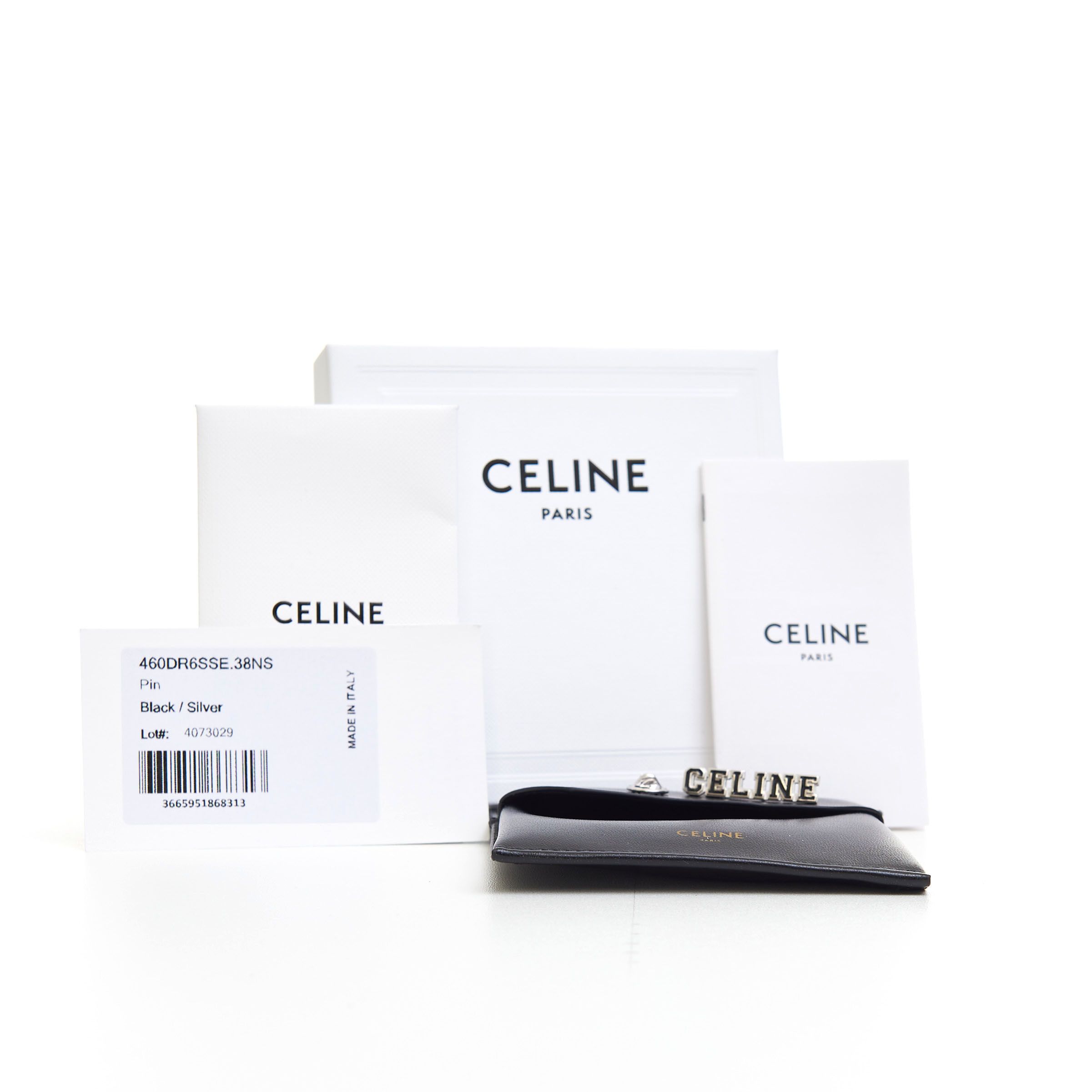 Celine Université Pin In Sterling Sliver With Rhodium Finish Size ONE SIZE - 9 Thumbnail