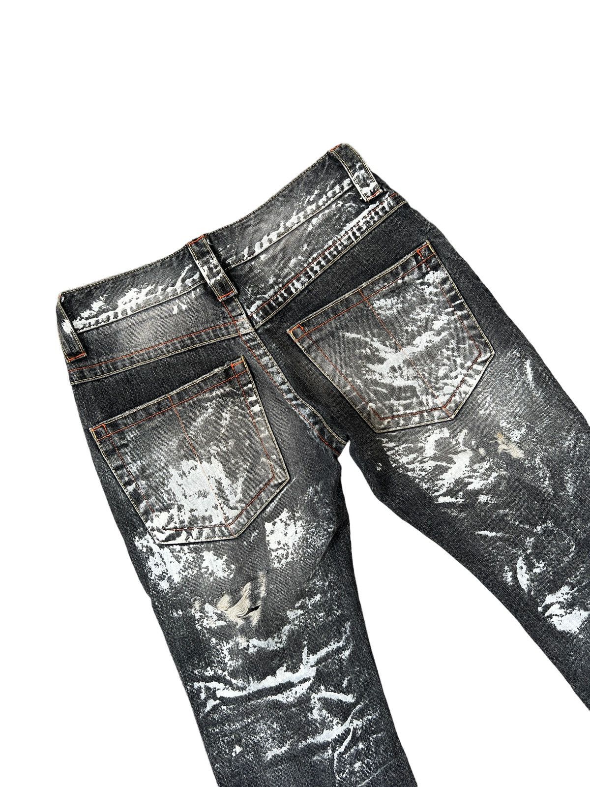 Vanquish Vintage Vanquish 🇯🇵 Distressed Paint Roll Flare Denim Size 30" / US 8 / IT 44 - 9 Thumbnail