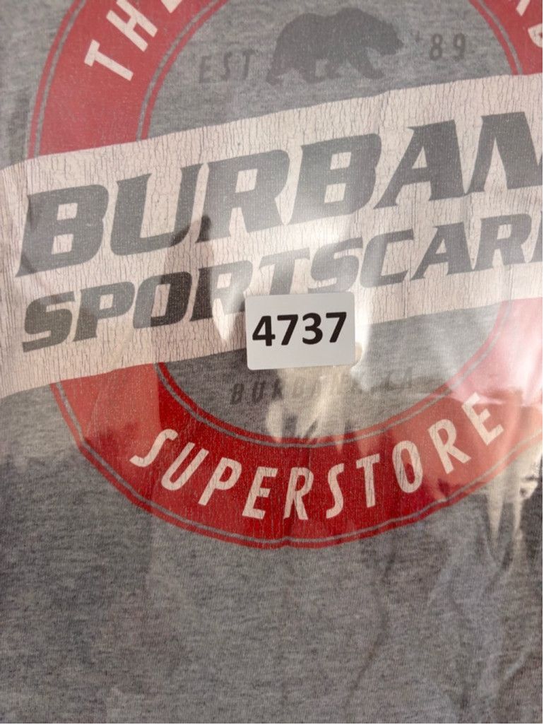 Gildan Men's Gildan T-shirt XL Gray Burbank Sportscards Size US XL / EU 56 / 4 - 11 Thumbnail