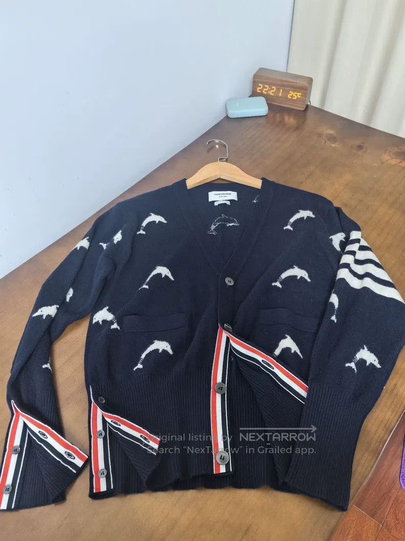 Thom Browne Thom Browne Classic Cashmere Cardigan Size US M / EU 48-50 / 2 - 1 Thumbnail