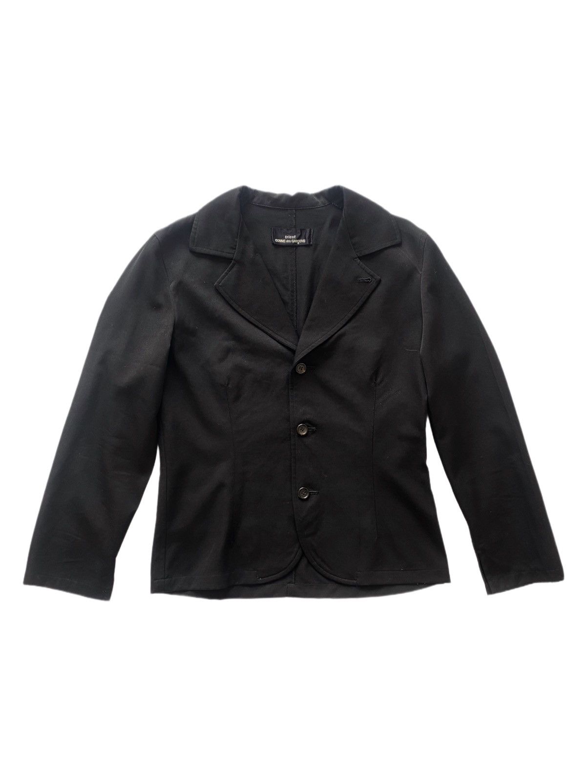 image of Comme Des Garcons A/w 1993 Tricot Comme Des Garçons Jacket in Black, Women's (Size Small)