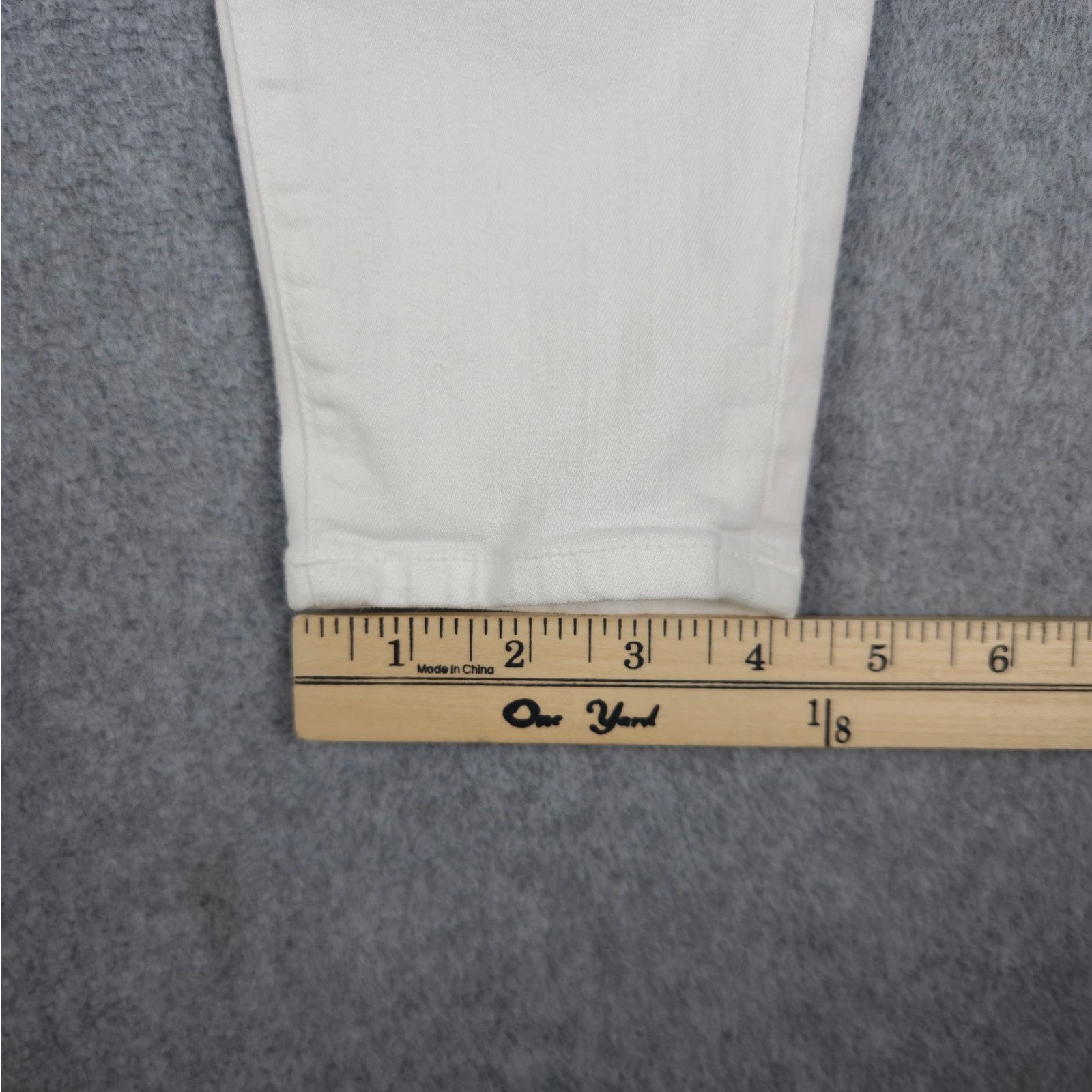 Frame FRAME Demin Womens 23x27 White Ali High Rise Cigarette Jeans Size 23" - 18 Thumbnail