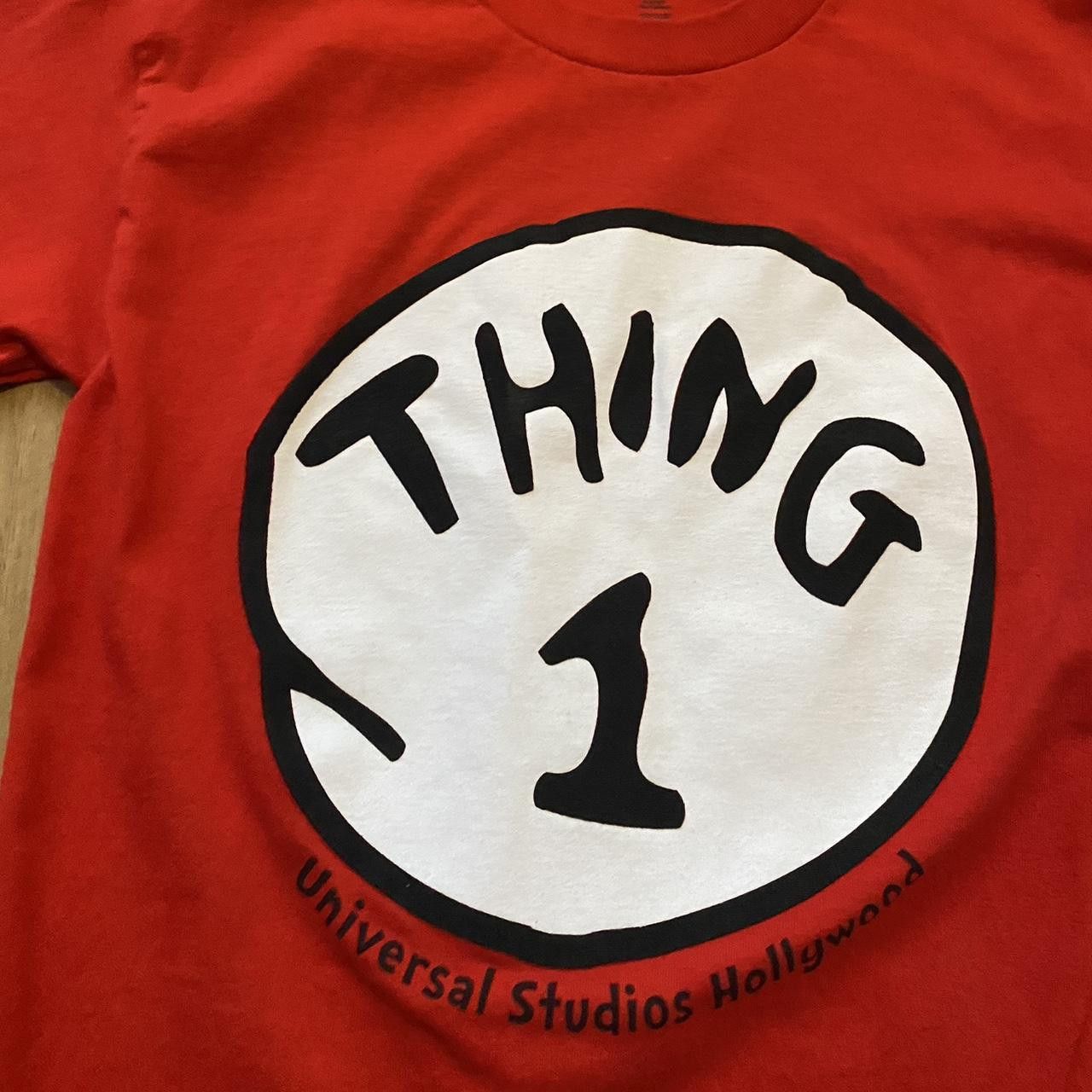 Planet Hollywood Red and black Thing 1 graphic tee #DrSeuss Size US S / EU 44-46 / 1 - 3 Thumbnail