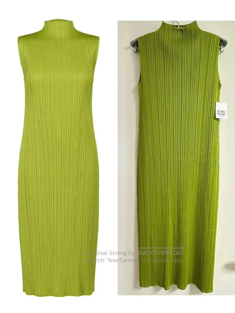 Issey Miyake Issey Miyake Turtleneck Sleeveless Dress Size L / US 10 / IT 46 - 1 Thumbnail