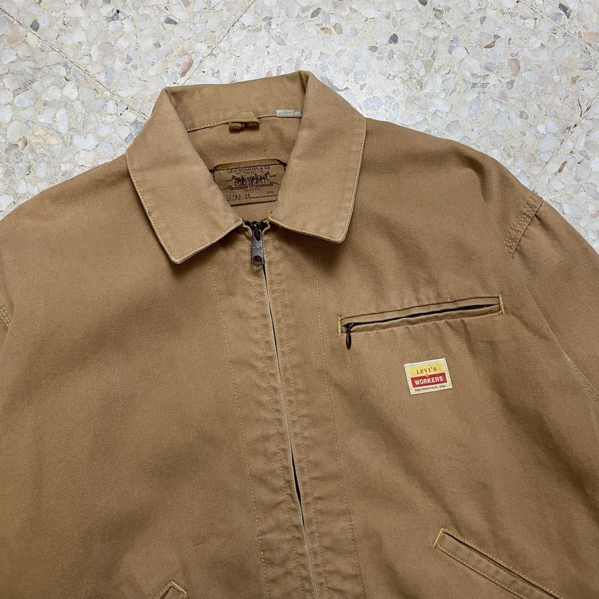 Levi's × Levi's Vintage Clothing × Vintage Vintage 90s levis worker jacket Size US L / EU 52-54 / 3 - 2 Thumbnail