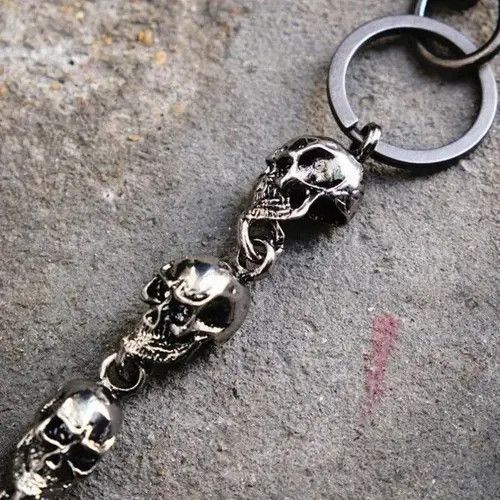 Other Skull Linked Waist Chain Size ONE SIZE - 4 Thumbnail