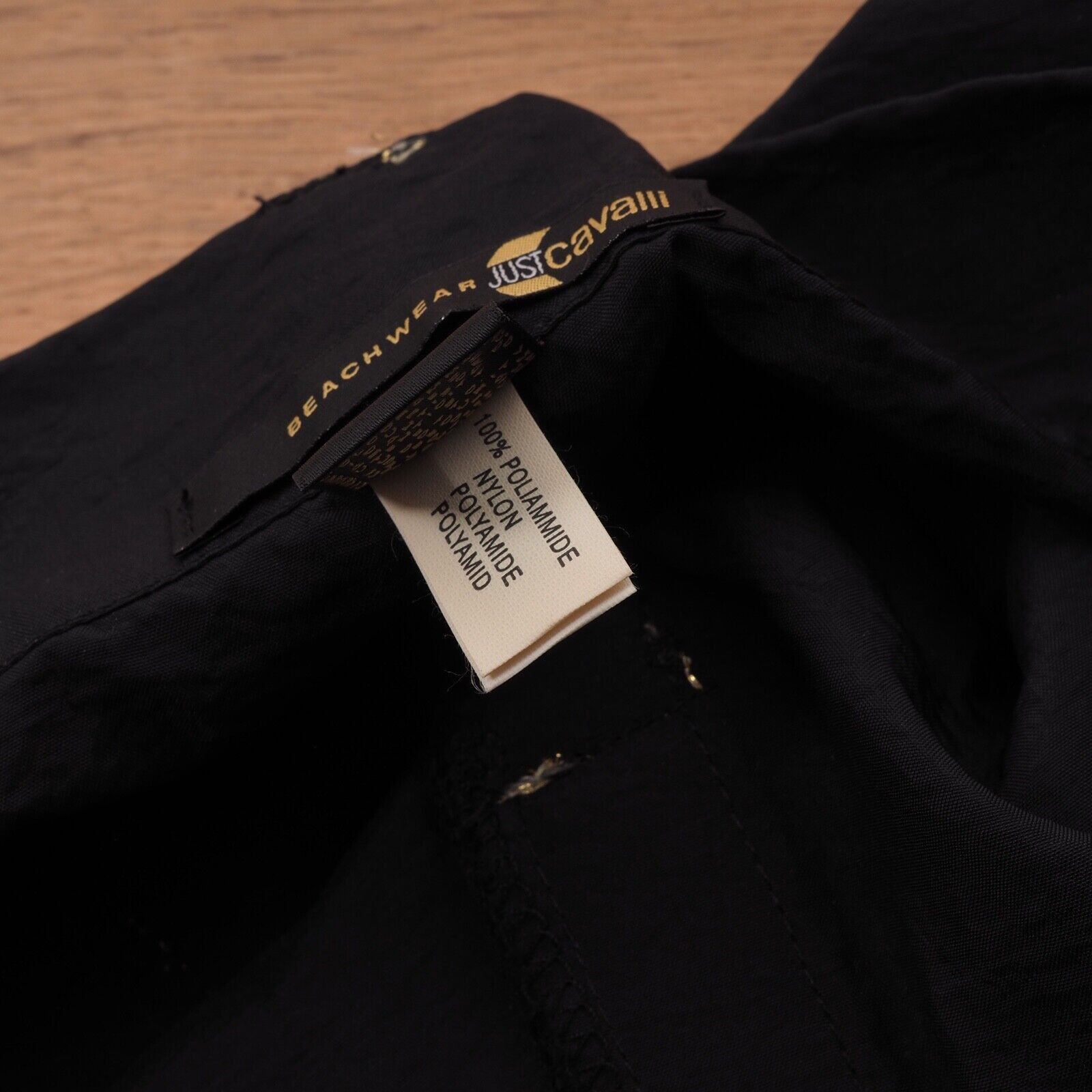 Roberto Cavalli Roberto Just Cavalli Black Hot Nylon Beachwear Swim Shorts Size 28" / US 6 / IT 42 - 9 Thumbnail