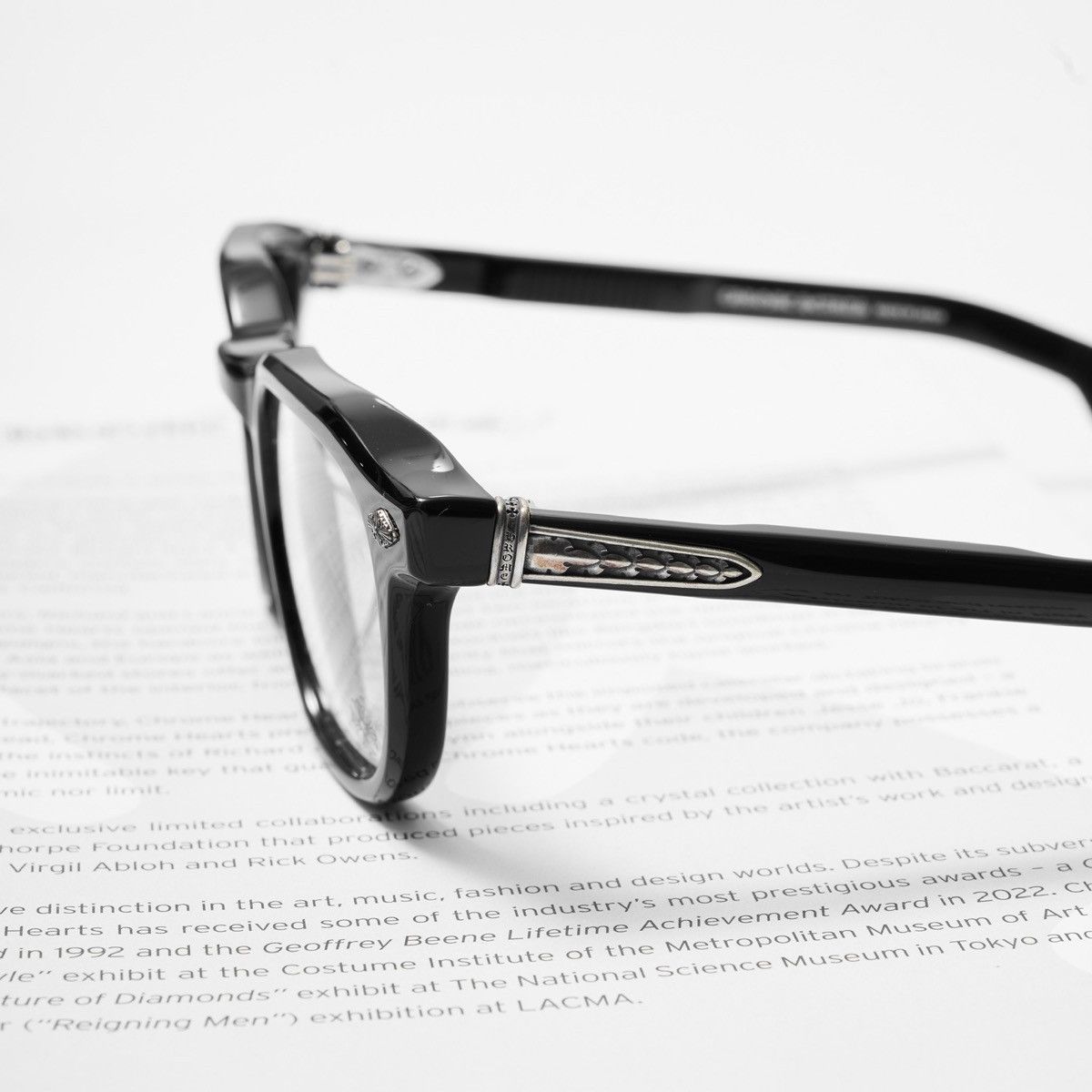 Chrome Hearts CHROME HEARTS CHIRP CHIRP BLACK GLASSES Size ONE SIZE - 3 Thumbnail
