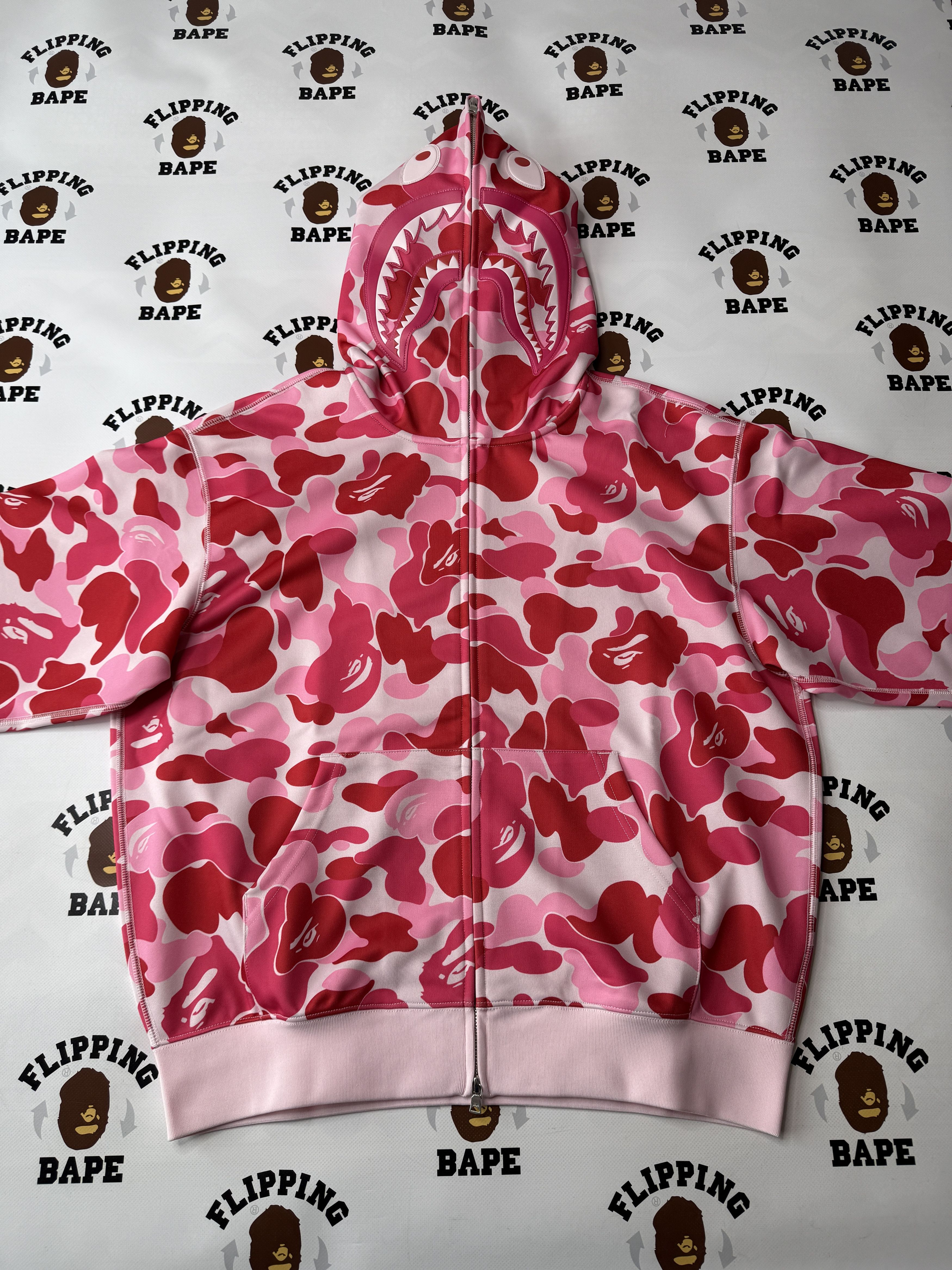Bape BAPE ABC CAMO POLYESTER RELAXED FIT SHARK FULL ZIP HOODIE Size US L / EU 52-54 / 3 - 10 Thumbnail