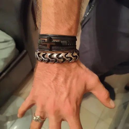 Vintage Dragon Shape Bracelet Silver Boho Punk Gothic Rock Size ONE SIZE - 6 Thumbnail