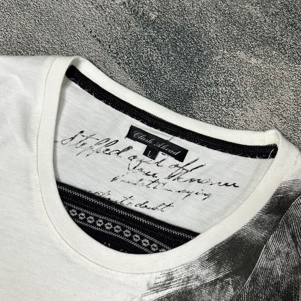 Japanese Brand Y2k Clash A Head poem longsleeve Size US L / EU 52-54 / 3 - 3 Thumbnail