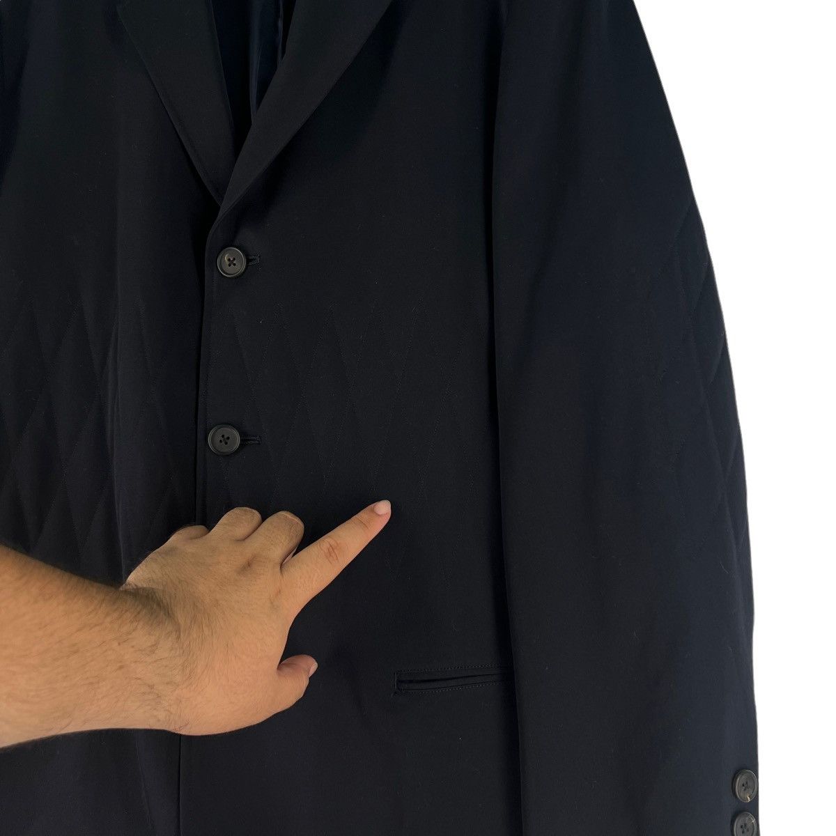 Yohji Yamamoto 🔥Y’S FOR MEN DOUBLE BREAST CASUAL COATS JACKET QUILTED Size US S / EU 44-46 / 1 - 10 Thumbnail