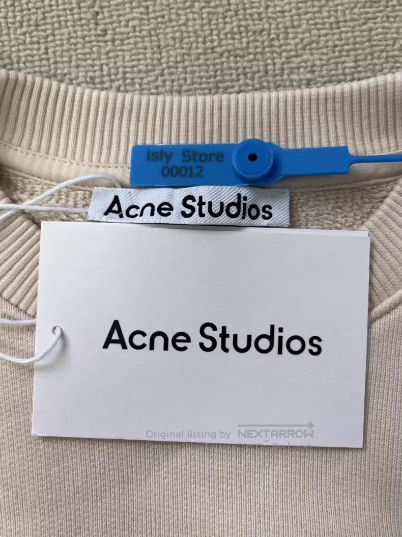 Acne Studios Acne Studios Logo Embroidered Crew Neck Long Sleeve Sweats Size US S / EU 44-46 / 1 - 4 Thumbnail