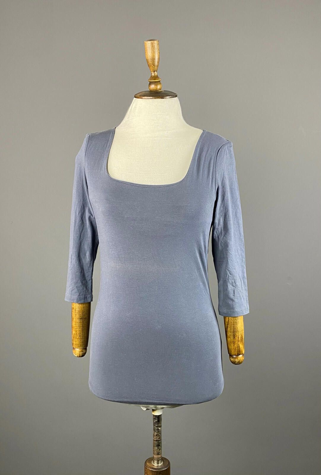 Designer Ladies Annette Gortz Blue Cotton Top Mini Dress Size S Size S / US 4 / IT 40 - 1 Thumbnail