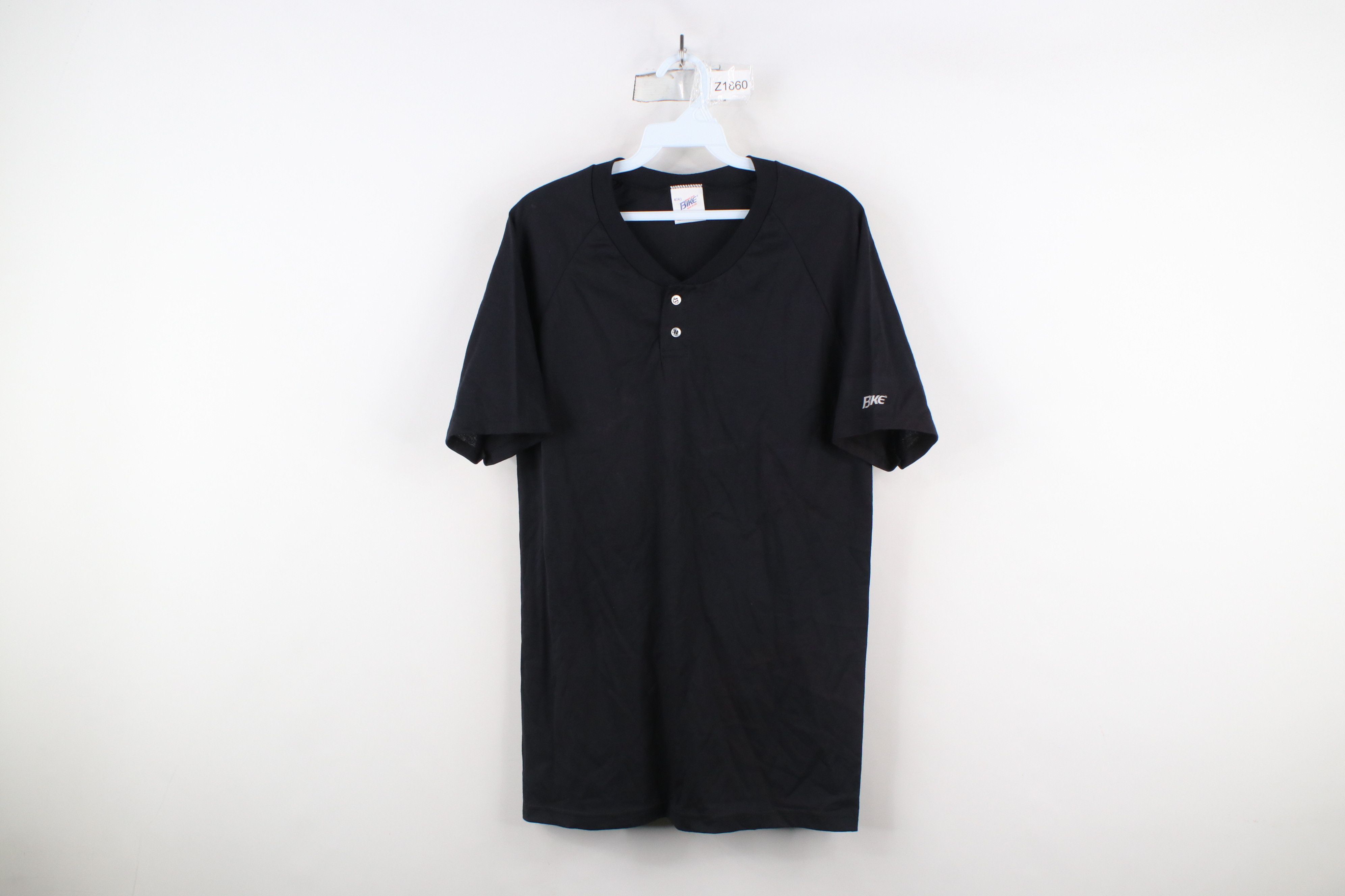 Vintage Vintage 80s 90s Streetwear Short Sleeve Henley T-Shirt USA Size US M / EU 48-50 / 2 - 1 Thumbnail