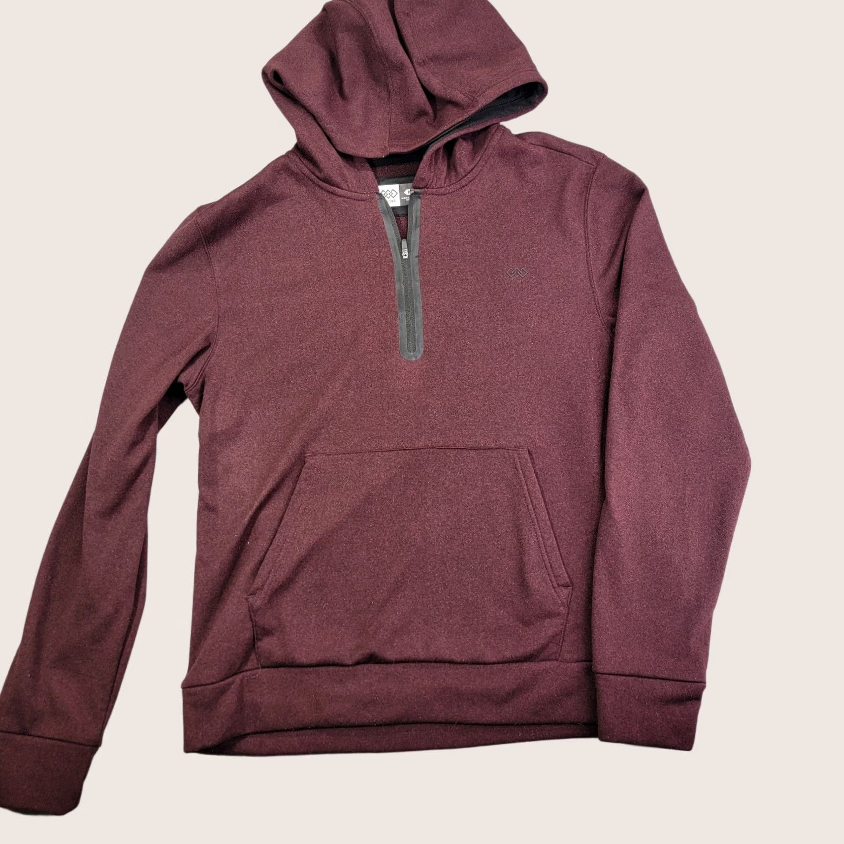 Vintage LEGENDS hoodie Mens M 1/4 Zip Sweatshirt pullover Red Solid Knit Logo 1/4 Zip Classic (no extra text) Size US M / EU 48-50 / 2 - 1 Thumbnail
