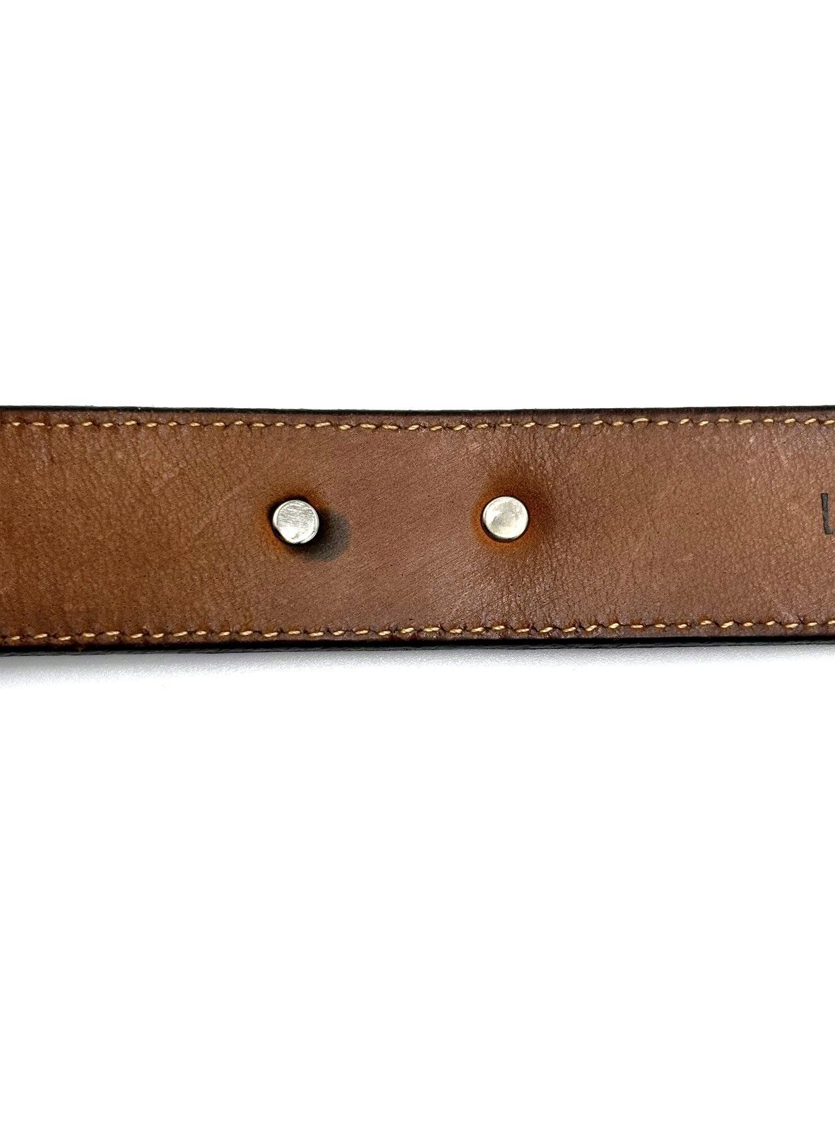 Brighton Brighton Leather Belt w/ Ornate Silver Hardware Size ONE SIZE - 15 Thumbnail