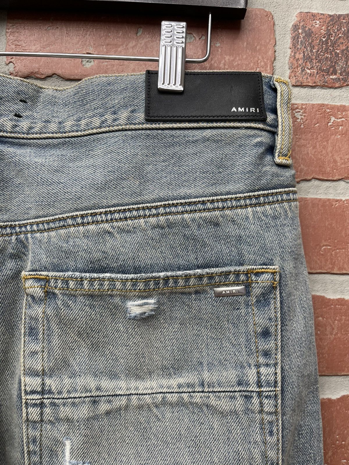 Amiri Size 30 - Amiri Jeans Washed Indigo Straight “New Season” Size US 30 / EU 46 - 7 Thumbnail