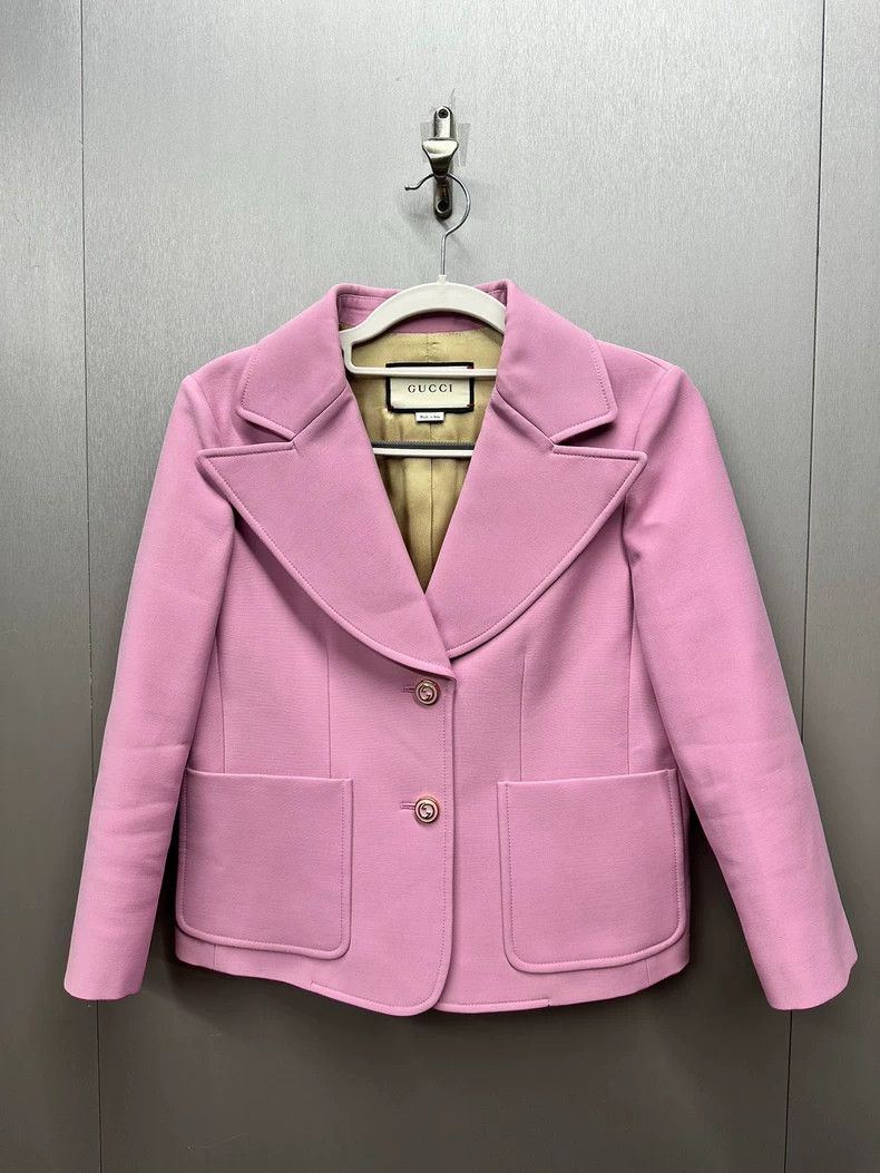Gucci Gucci Size 38 Gold buckle jacket size 38 2502-Nextarrow Size US XXS / EU 40 - 1 Thumbnail