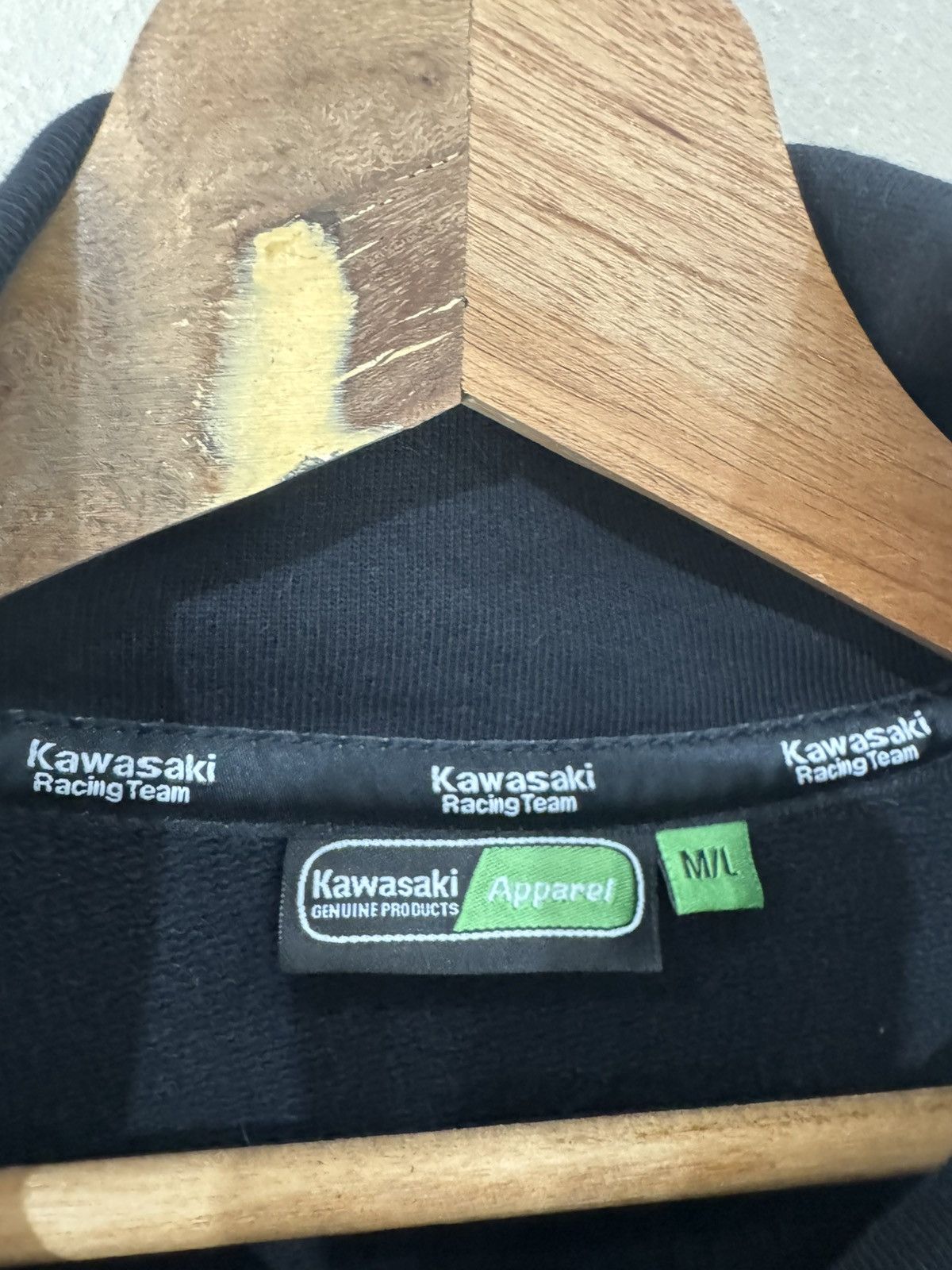 Formula 1 Vintage Kawasaki Moto Racing Zip Sweatshirt Size US M / EU 48-50 / 2 - 3 Thumbnail