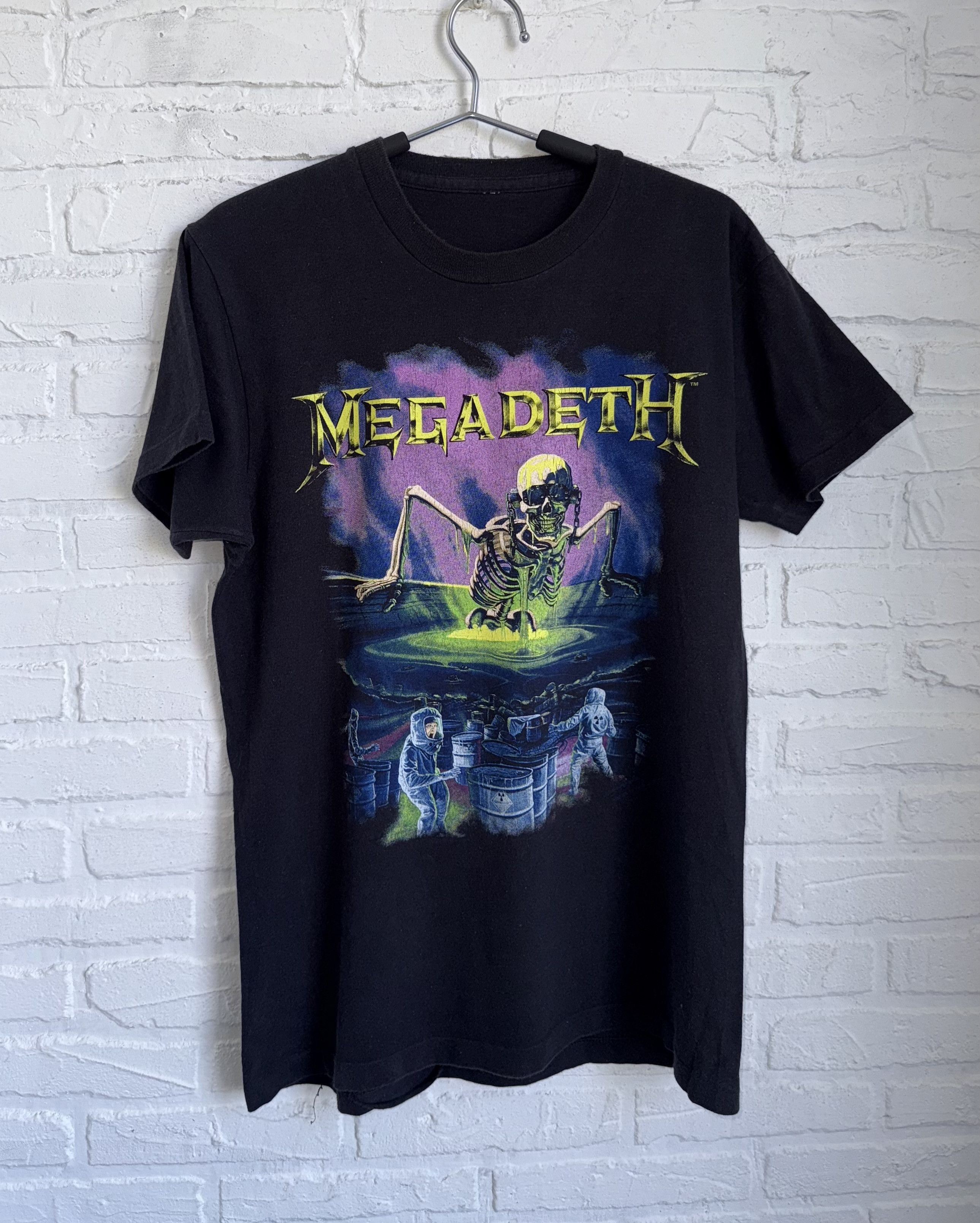 Band Tees Vintage 80s 1989 Megadeth Contaminated t-shirt Size US M / EU 48-50 / 2 - 1 Thumbnail