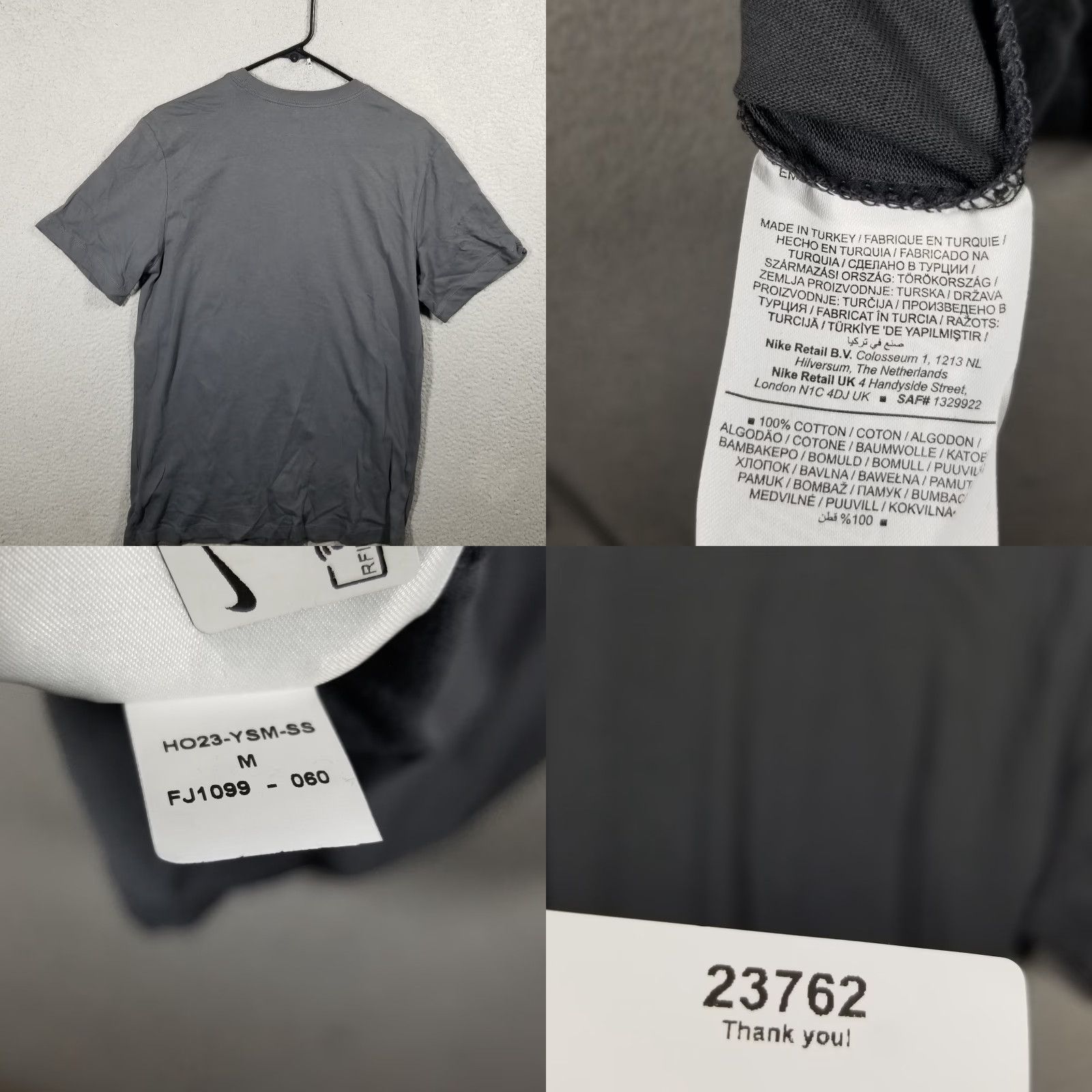 Nike VINTAGE Nike Shirt Mens Medium Cartoon Graphic T-Shirt Streetwear Street Art Shoe Hat FJ1099-060 Size US M / EU 48-50 / 2 - 8 Thumbnail