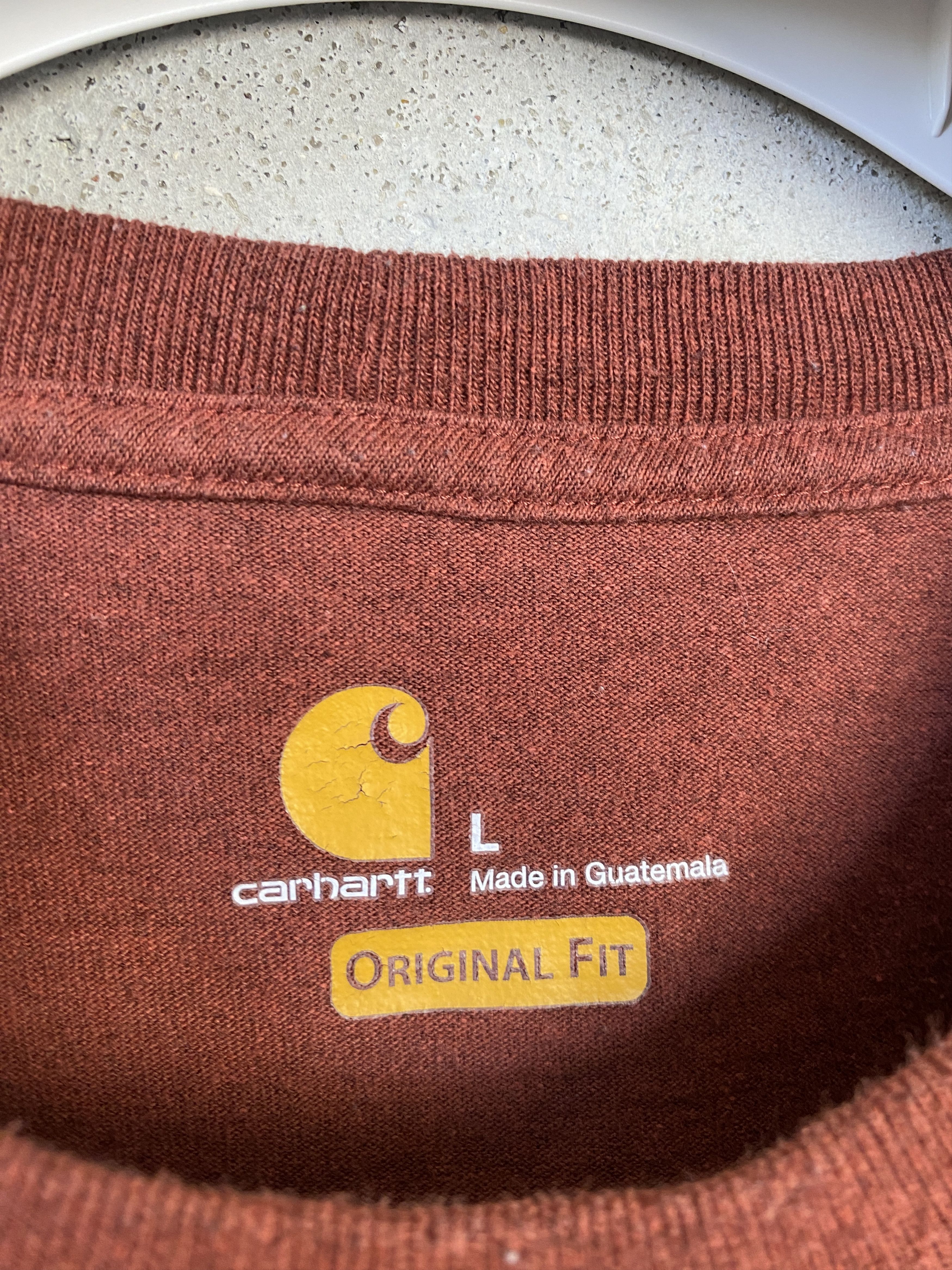 Carhartt Carhartt big logo t-shirt tee casual skate rap hip hop Size US L / EU 52-54 / 3 - 3 Thumbnail