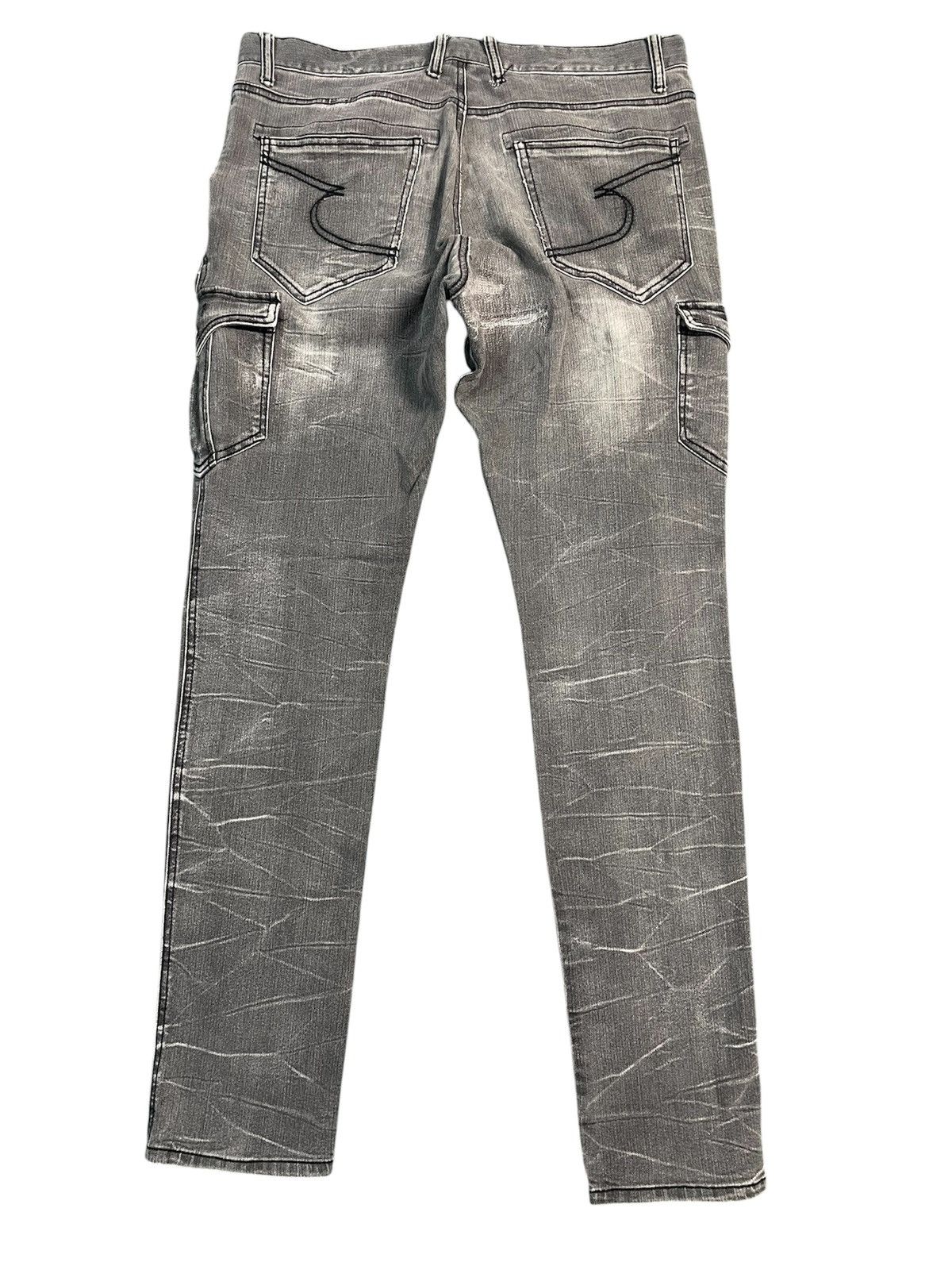 Japanese Brand Vintage Semantic Design Cargo Jeans Size US 34 / EU 50 - 2 Thumbnail