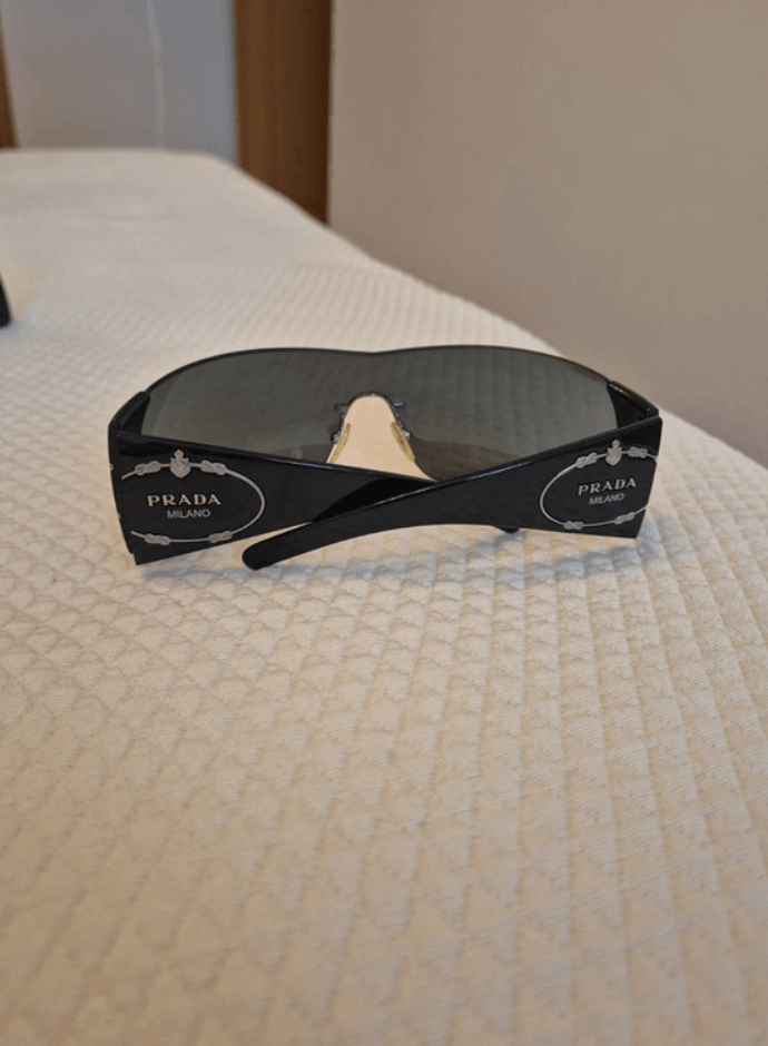 Prada PRADA Sunglasses SPR 16H Sport Red Tab Shield Mask Symbole Size ONE SIZE - 4 Thumbnail
