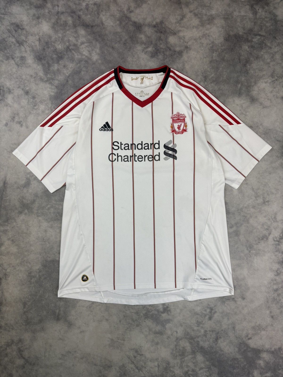 Adidas × Vintage Adidas Liverpool 2010 soccer jersey blokecore Streetwear Size US XXL / EU 58 / 5 - 1 Thumbnail