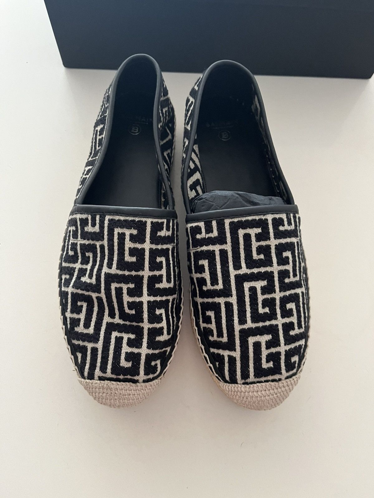 Balmain NIB - Balmain Monogram Alex Espadrille Size US 8 / EU 41 - 2 Thumbnail