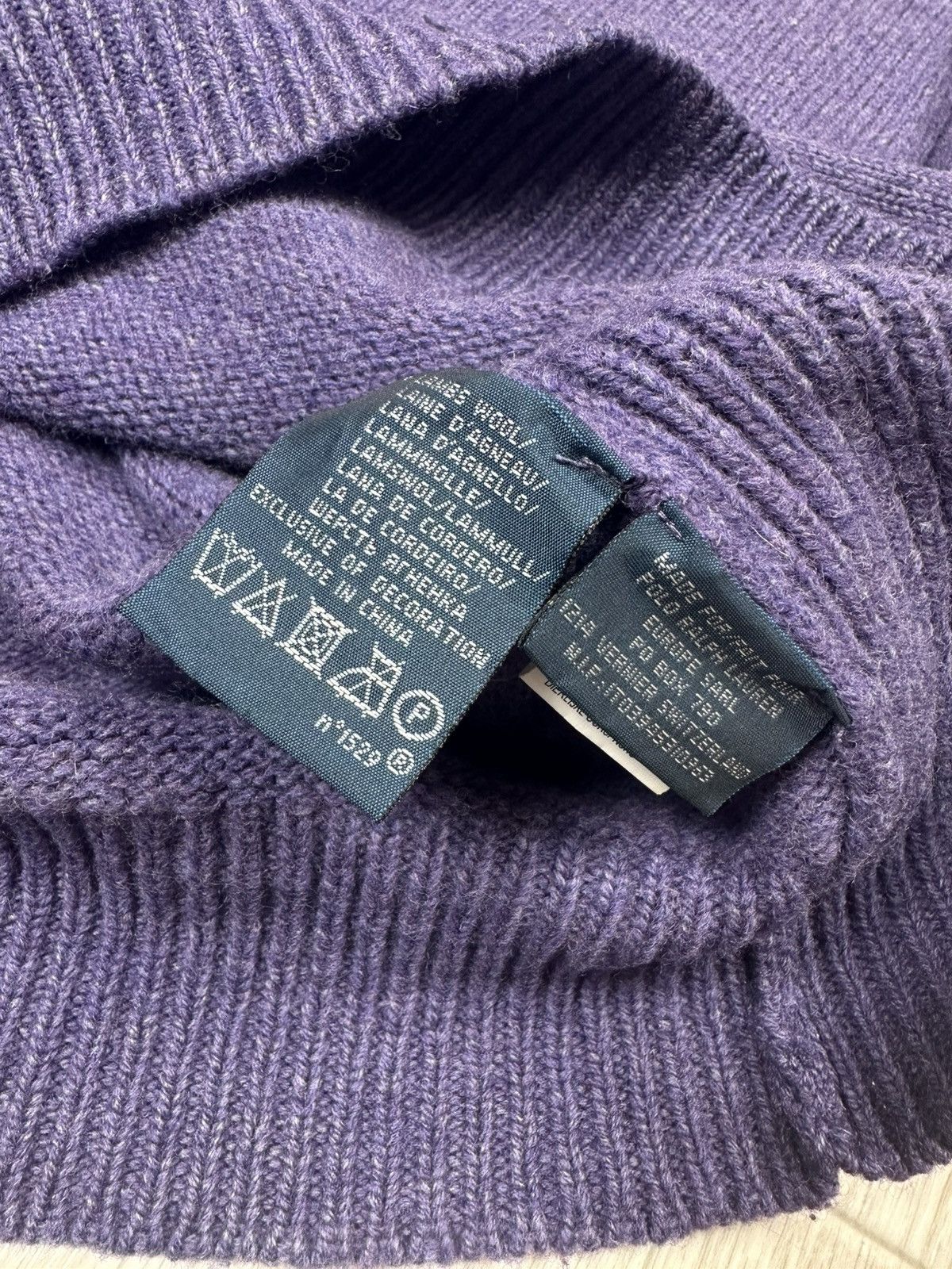 Polo Ralph Lauren × Vintage Vintage Polo Ralph Lauren 1/4 Zip Knit Sweater Size US S / EU 44-46 / 1 - 10 Thumbnail