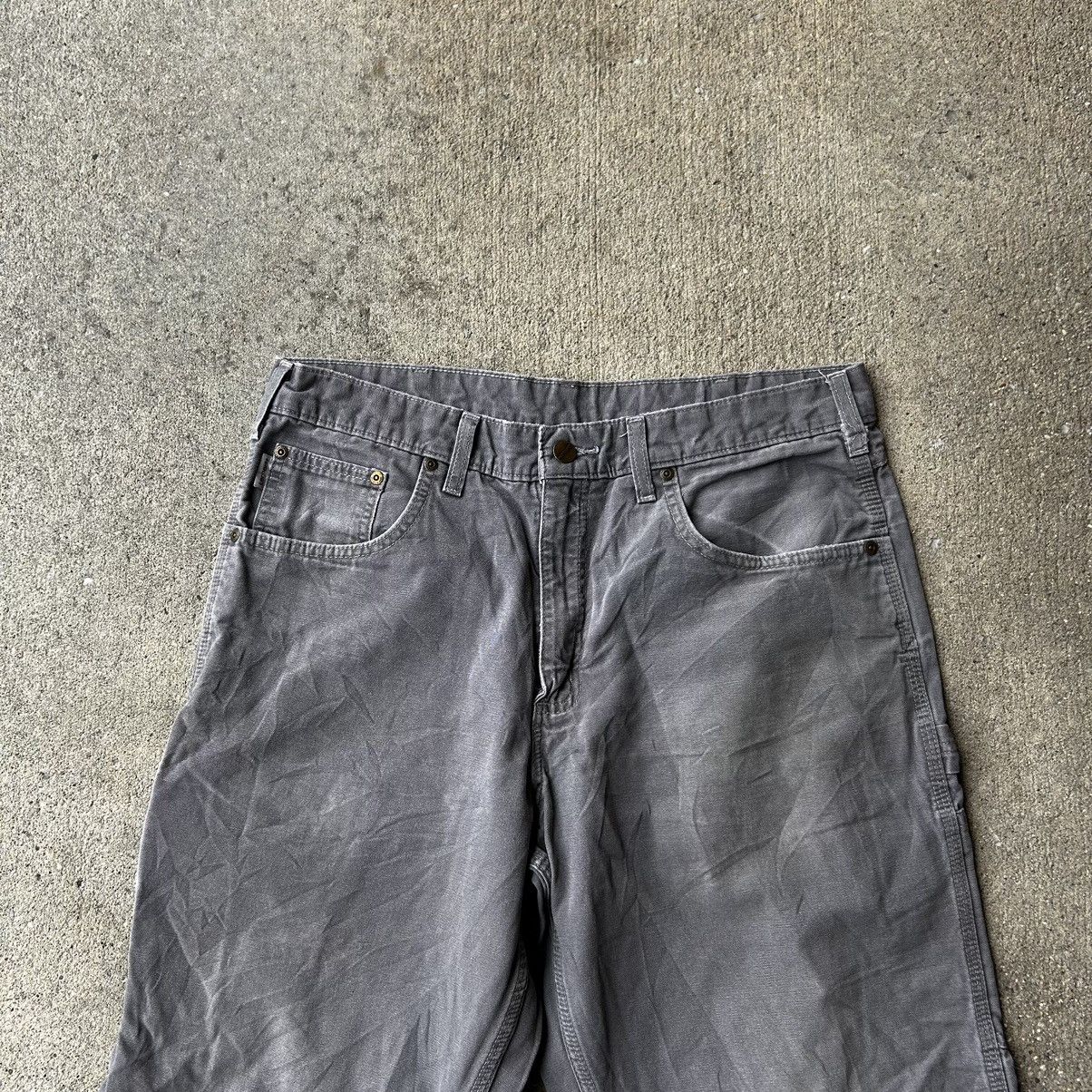 Carhartt 2018 carhartt cargo grey pants Size US 34 / EU 50 - 2 Thumbnail