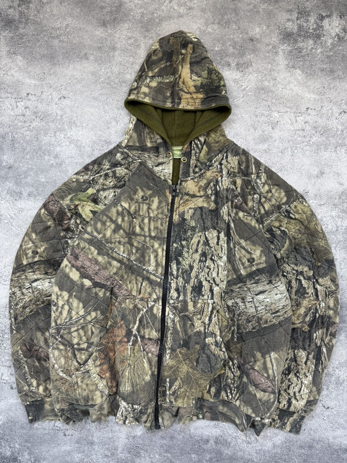 Realtree Crazy Vintage 90s Boxy RealTree Y2K Camo Work Jacket Skater Size US XL / EU 56 / 4 - 6 Thumbnail