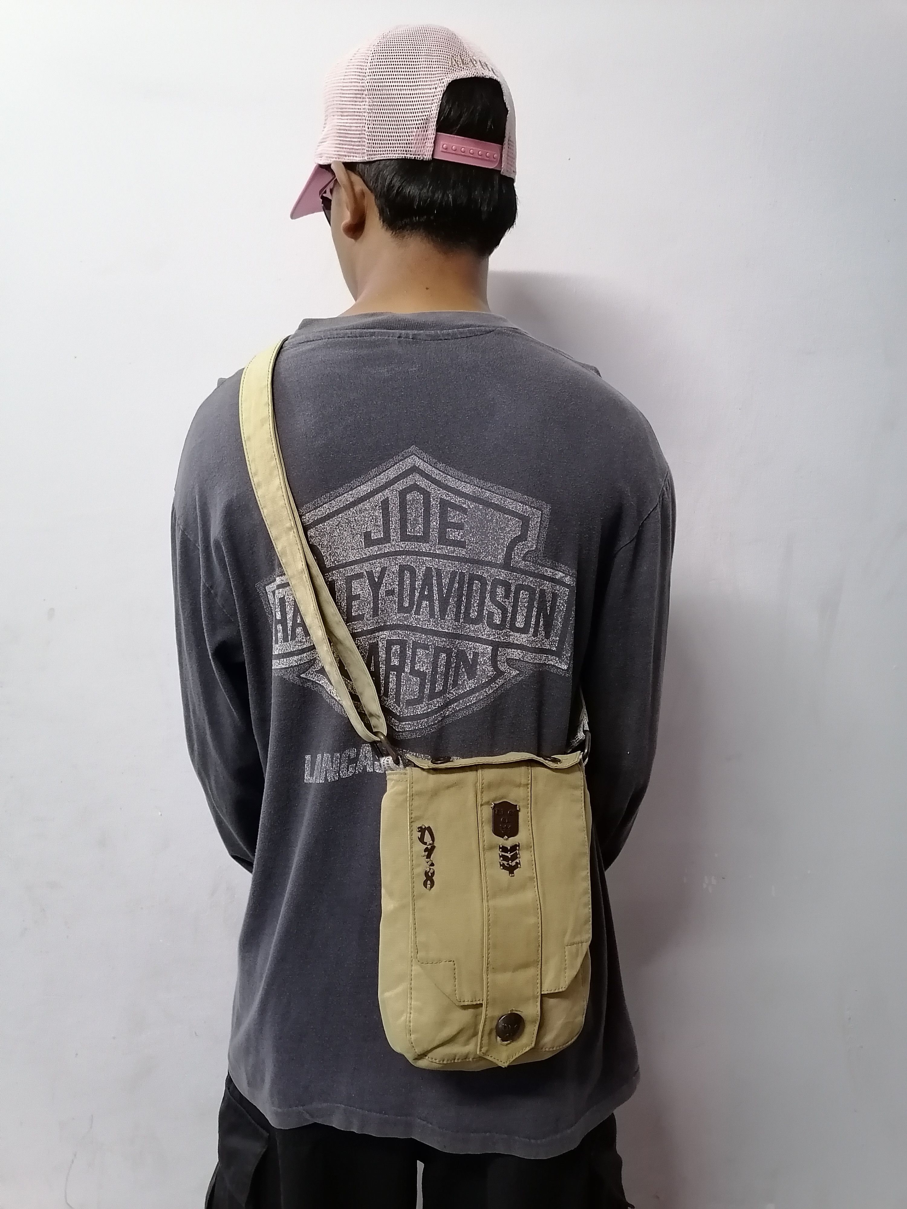 Diesel × Vintage Diesel Industry Canvas Sling Bag Size ONE SIZE - 4 Thumbnail