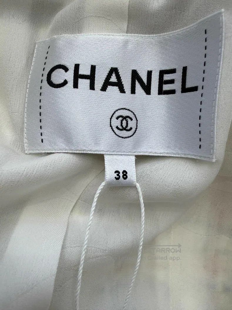 Chanel Chanel White colourful tweed heavy industry four-pocket ja Size XS / US 0-2 / IT 36-38 - 4 Thumbnail
