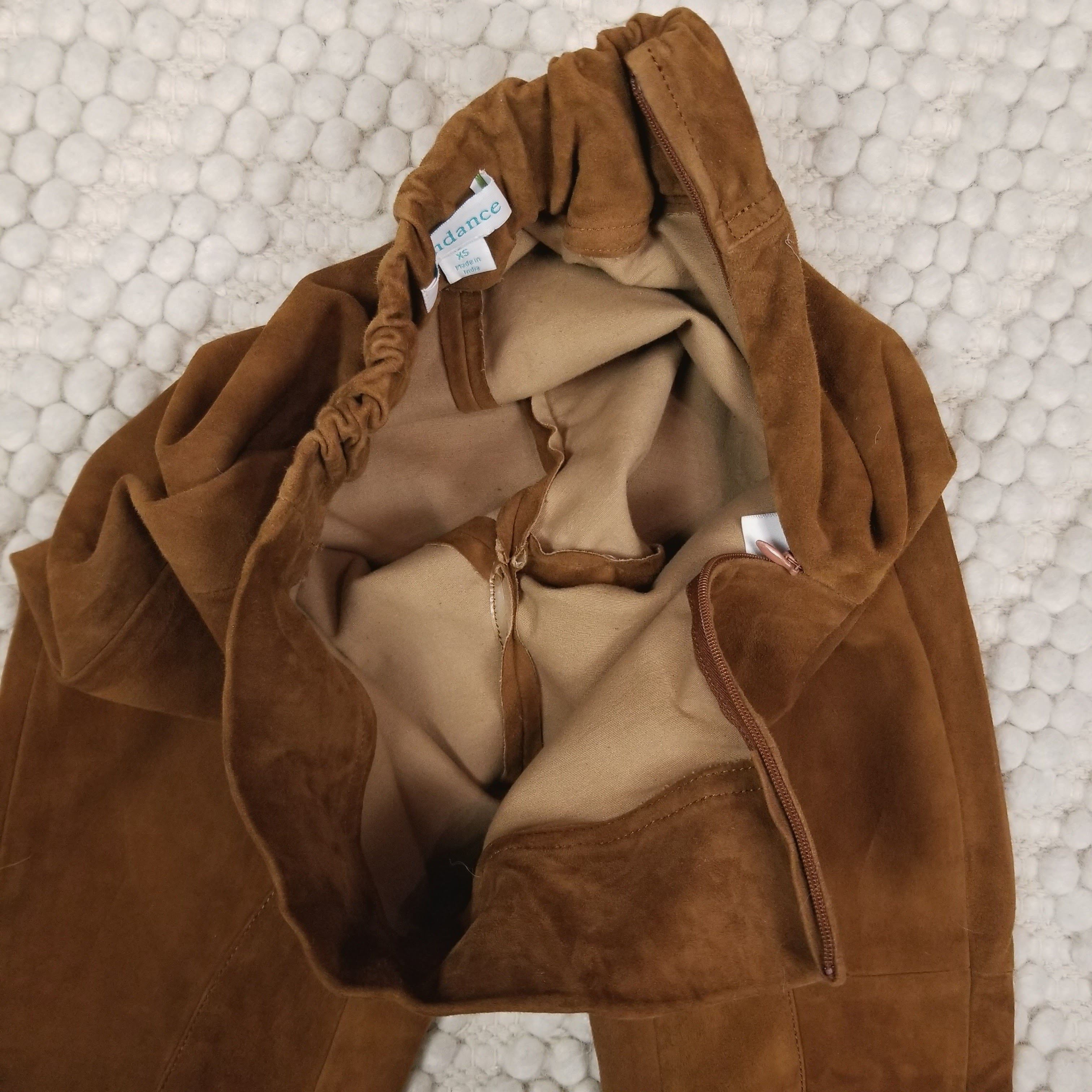 Other Sundance Cassie Suede Leather Pants Sz Extra Small Size 26" / US 2 / IT 38 - 4 Thumbnail