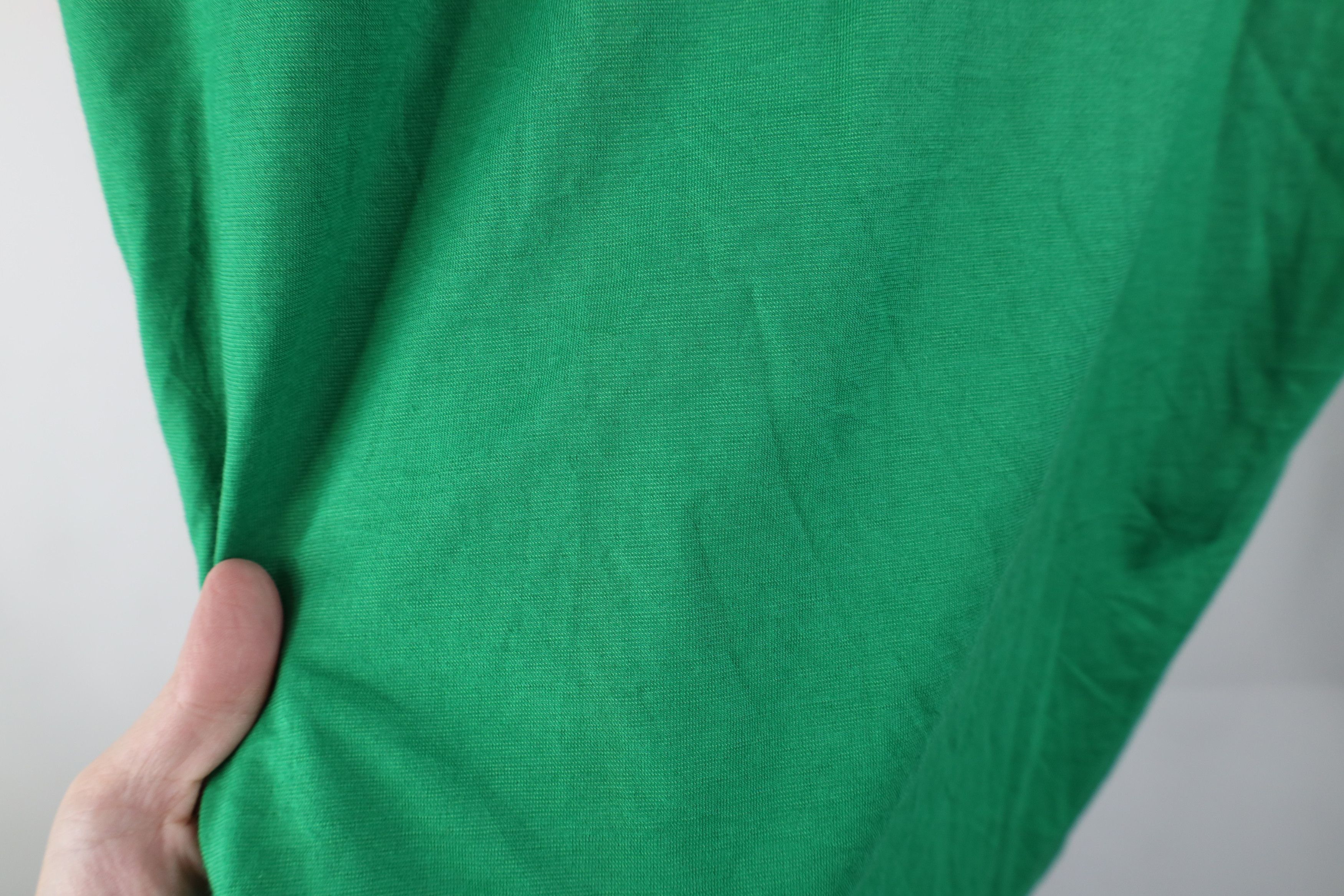 Vintage Vintage 70s Streetwear Knit Collared Golf Polo Shirt Green Size US L / EU 52-54 / 3 - 8 Thumbnail