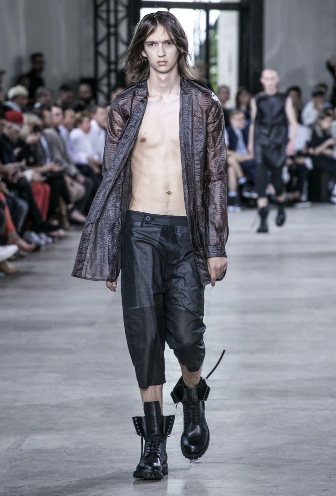 Rick Owens RICK OWENS runway cropped pants MEDIUM Size US 32 / EU 48 - 6 Thumbnail