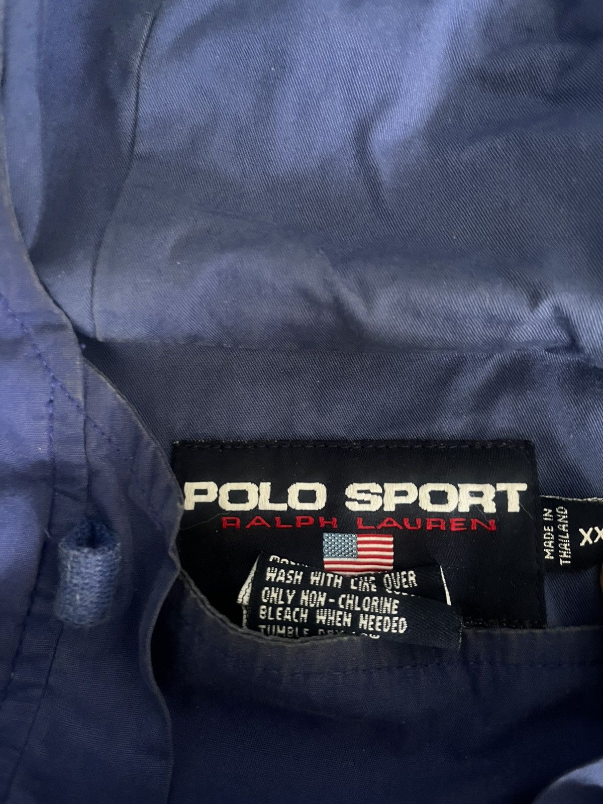 Polo Ralph Lauren VINTAGE POLO RALPH LAUREN PULLOVER RAIN-BREAKER Size US XXL / EU 58 / 5 - 3 Thumbnail