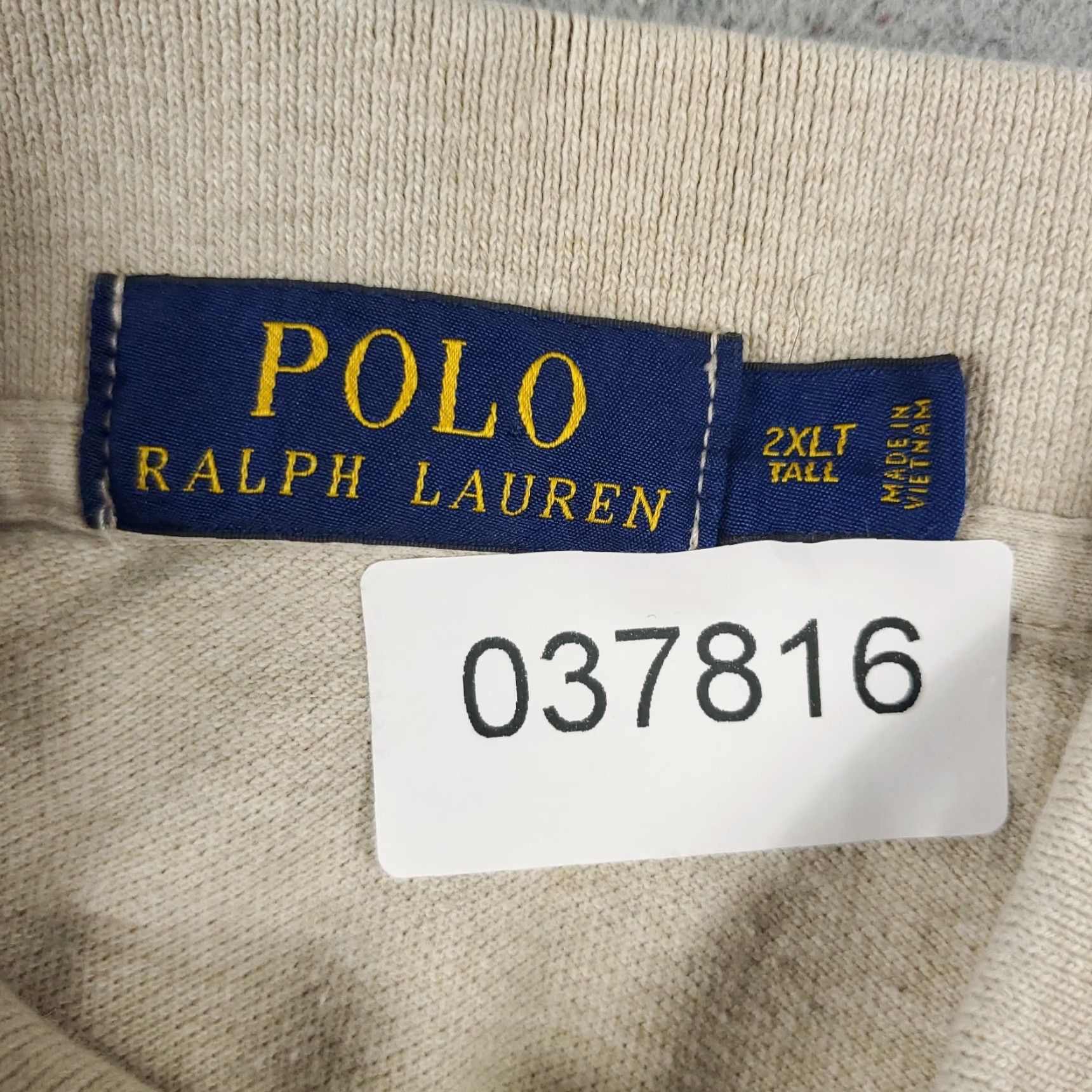 Ralph Lauren Ralph Lauren Polo Shirt Mens 2XLT Beige Pony Casual Short Sleeve Shirt Polo 2XLT Beige Men’s Classic Preppy American Polo Shirt Mens Size US XXL / EU 58 / 5 - 7 Thumbnail