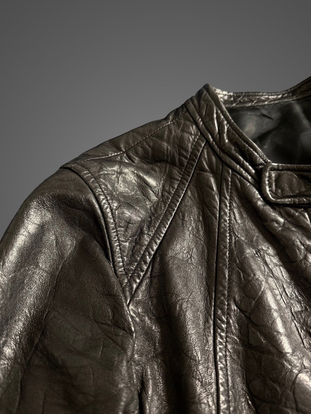 Rick Owens Rick Owens Blistered Leather Intarsia Size US S / EU 44-46 / 1 - 6 Thumbnail