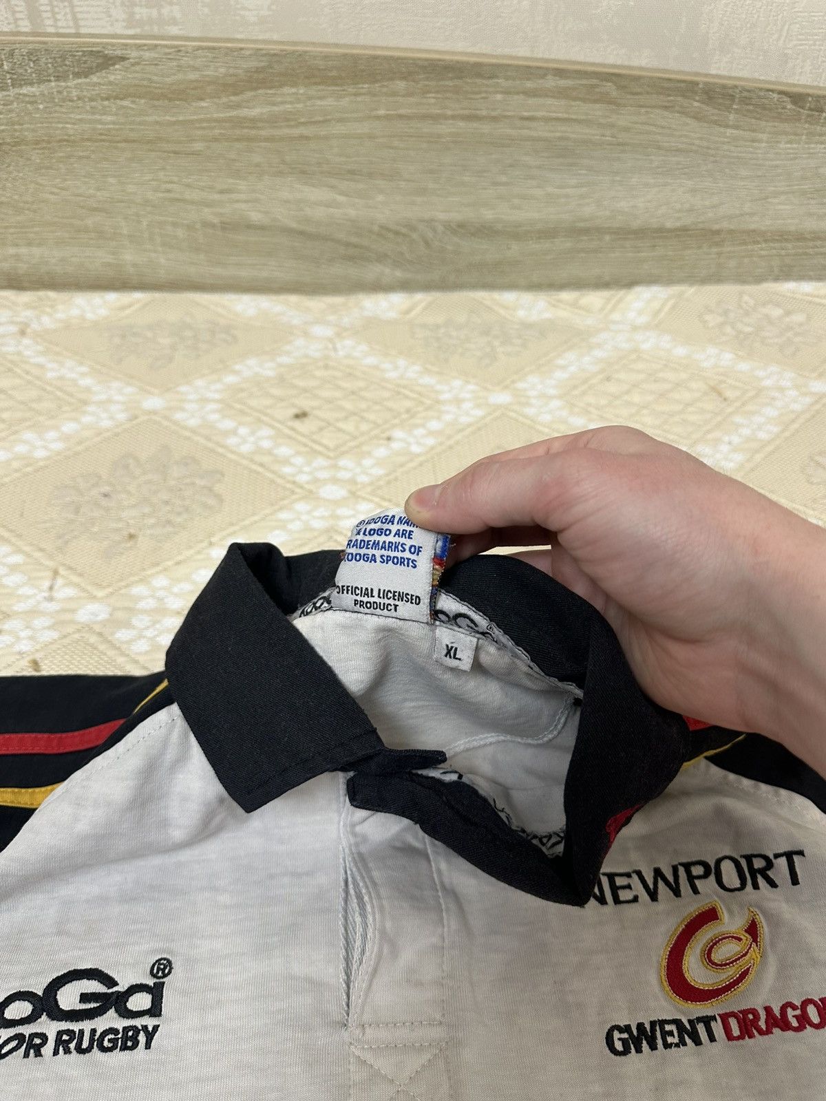 Vintage 🔥 2003 2005 Newport Gwent Dragons Rugby Pro Away Shirt Size US XL / EU 56 / 4 - 5 Thumbnail